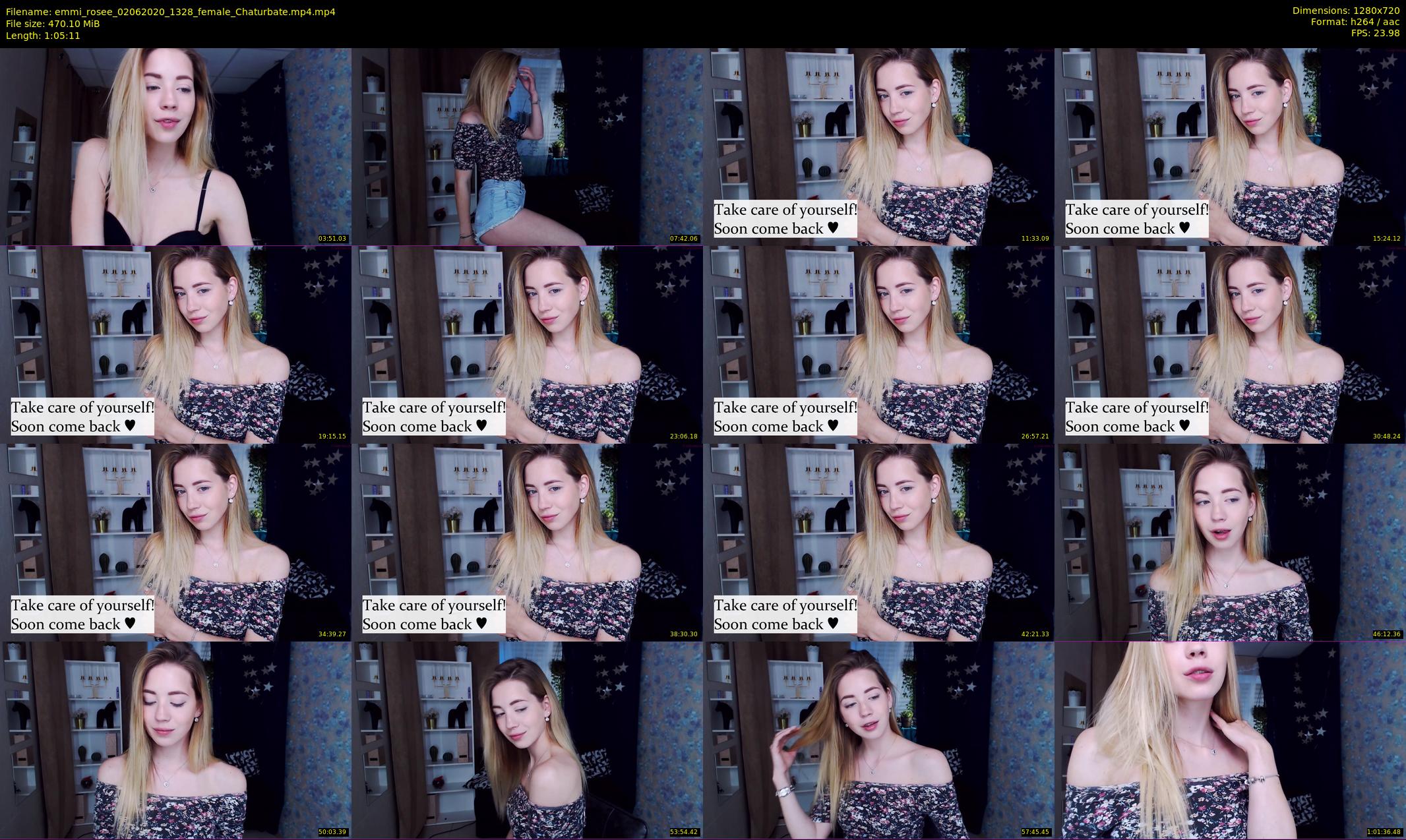 emmi_rosee — 66 minute Chaturbate female cam show recording, 720p, Jun 2, 2020