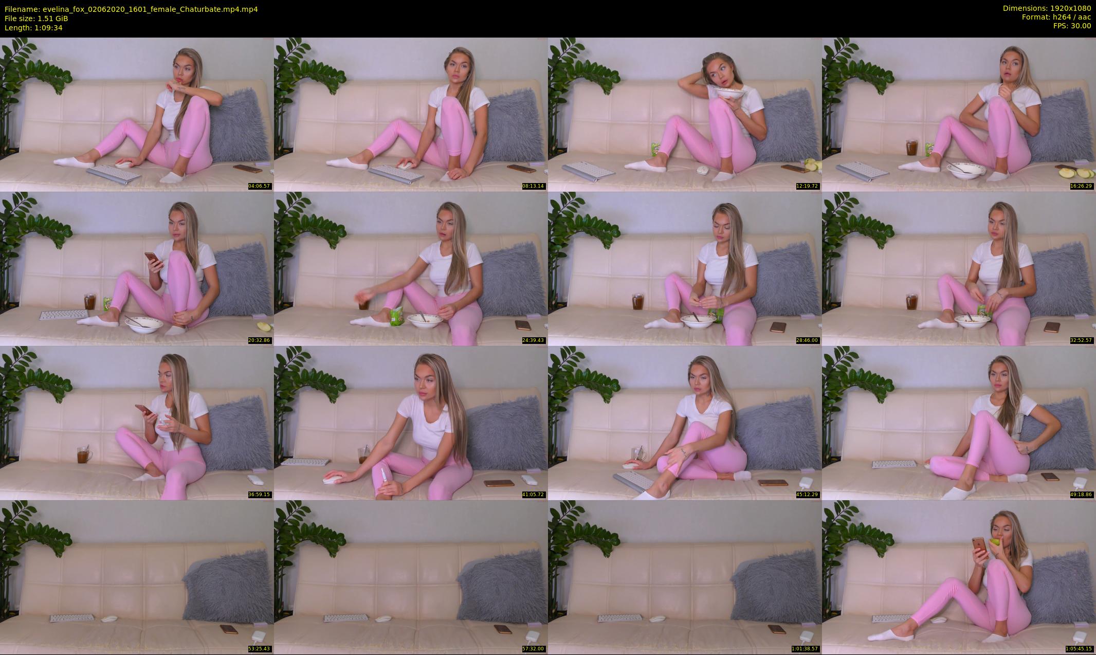evelina_fox — 70 minute Chaturbate female cam show recording, 1080p, Jun 2, 2020