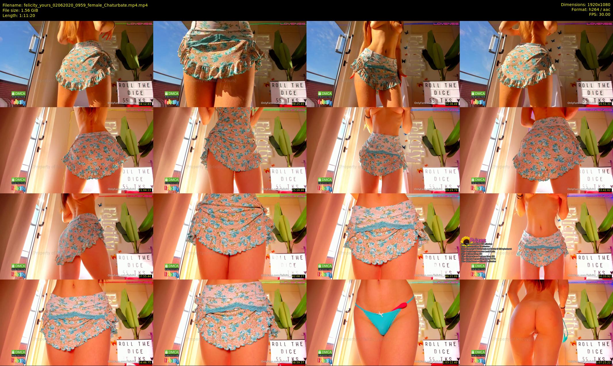felicity_yours — 72 minute Chaturbate female cam show recording, 1080p, Jun 2, 2020