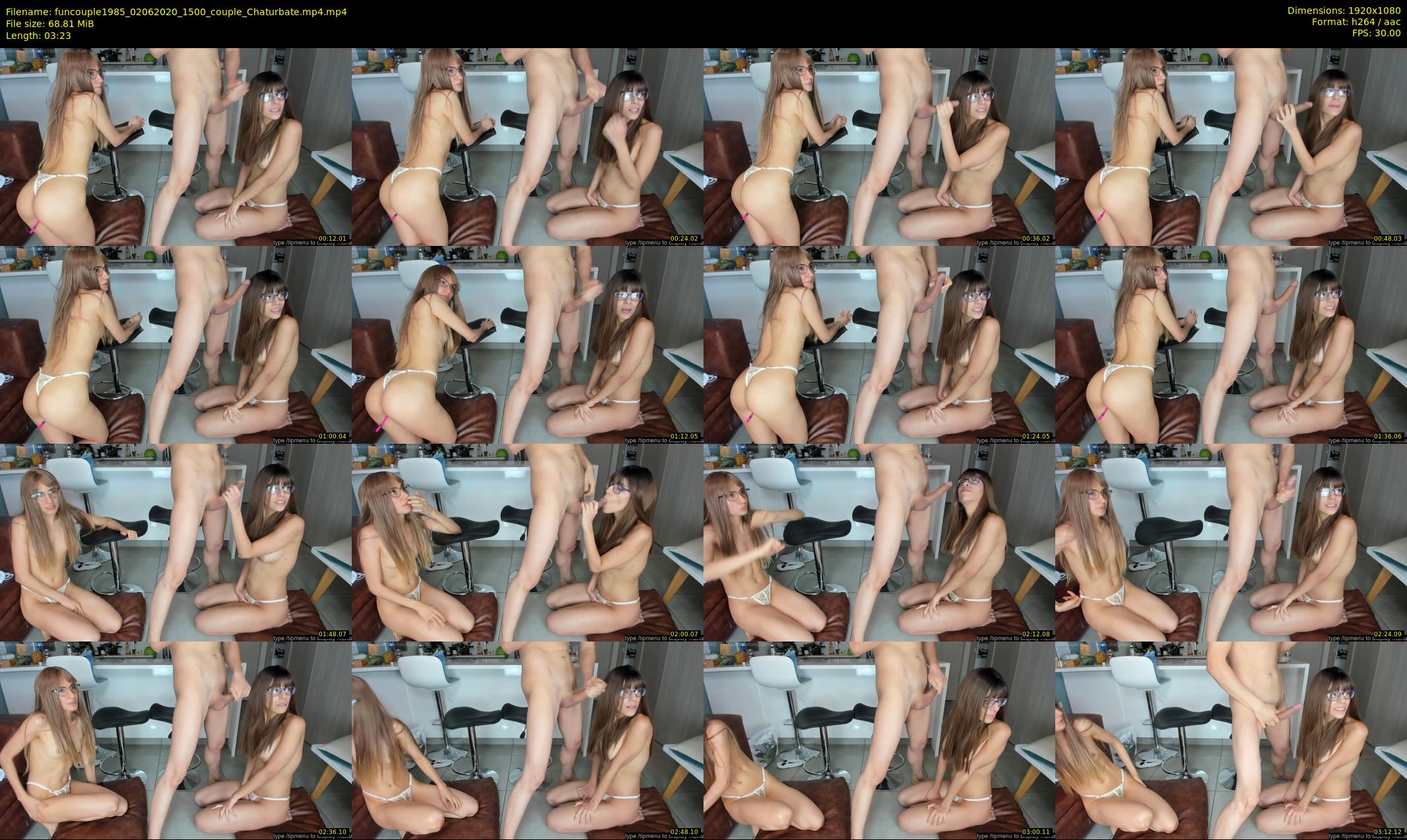 funcouple1985 — 4 minute Chaturbate couple cam show recording, 1080p, Jun 2, 2020