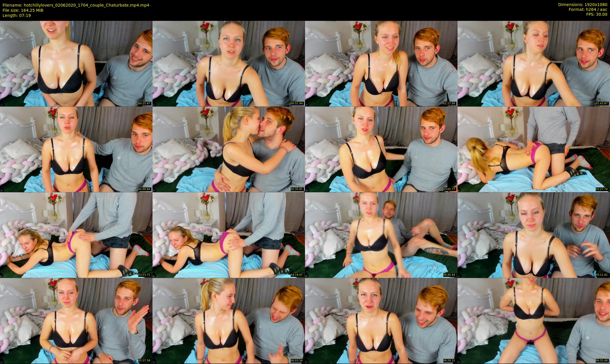 hotchillylovers — 8 minute Chaturbate couple cam show recording, 1080p, Jun 2, 2020