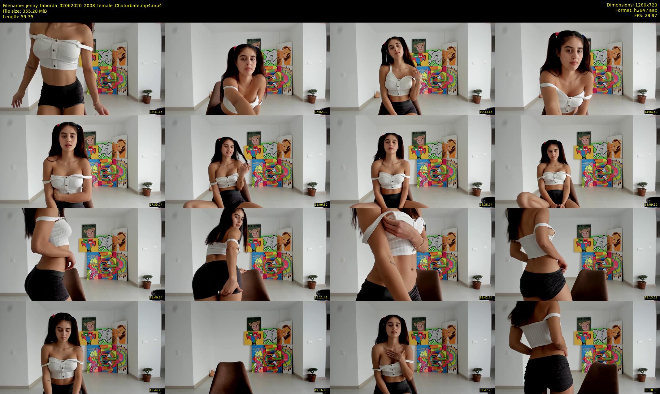 jenny_taborda — 60 minute Chaturbate female cam show recording, 720p, Jun 2, 2020