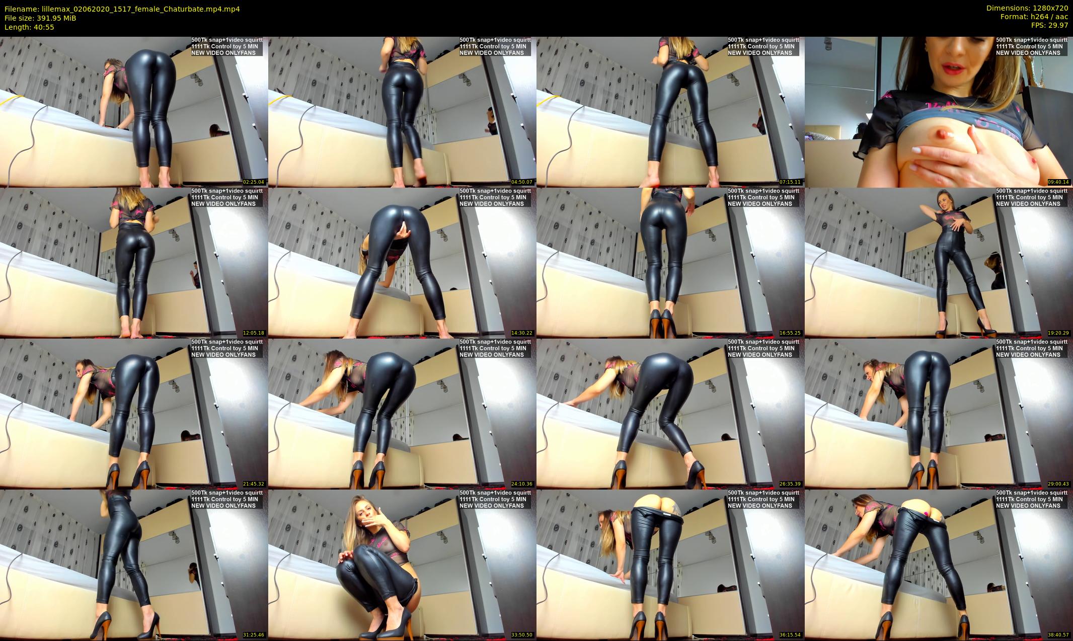 lillemax — 41 minute Chaturbate female cam show recording, 720p, Jun 2, 2020