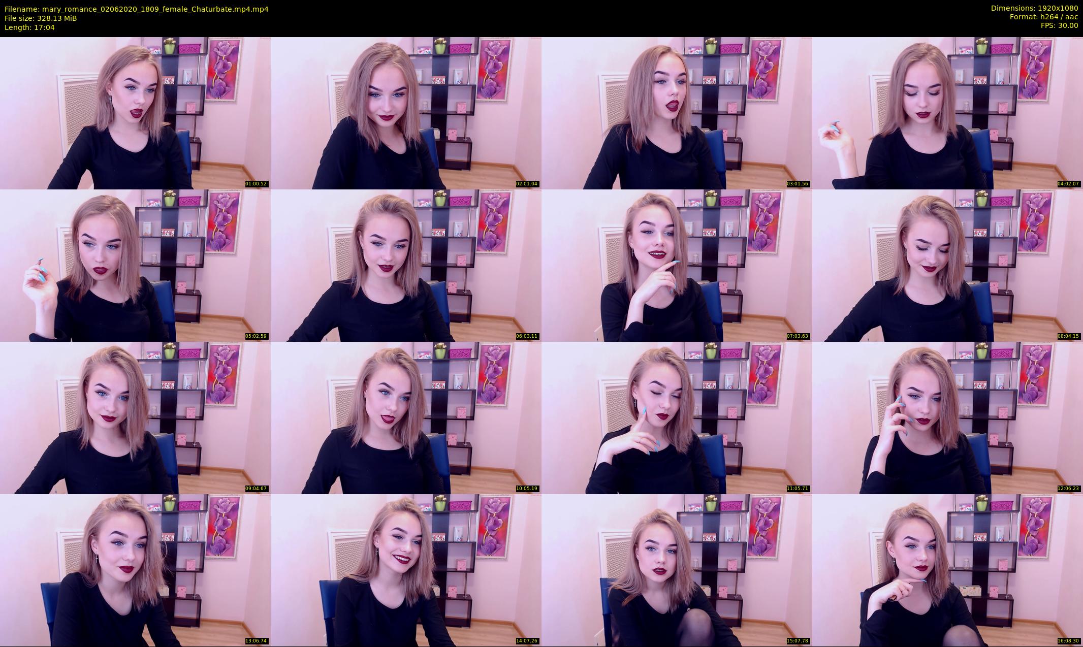mary_romance — 18 minute Chaturbate female cam show recording, 1080p, Jun 2, 2020