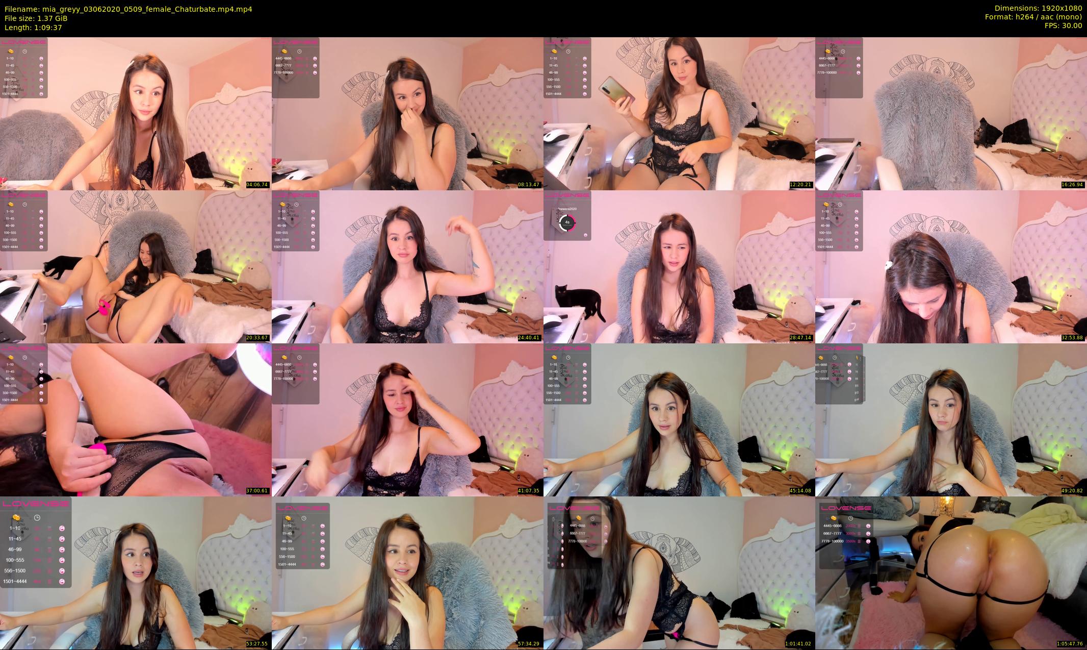 mia_greyy — 70 minute Chaturbate female cam show recording, 1080p, Jun 3, 2020