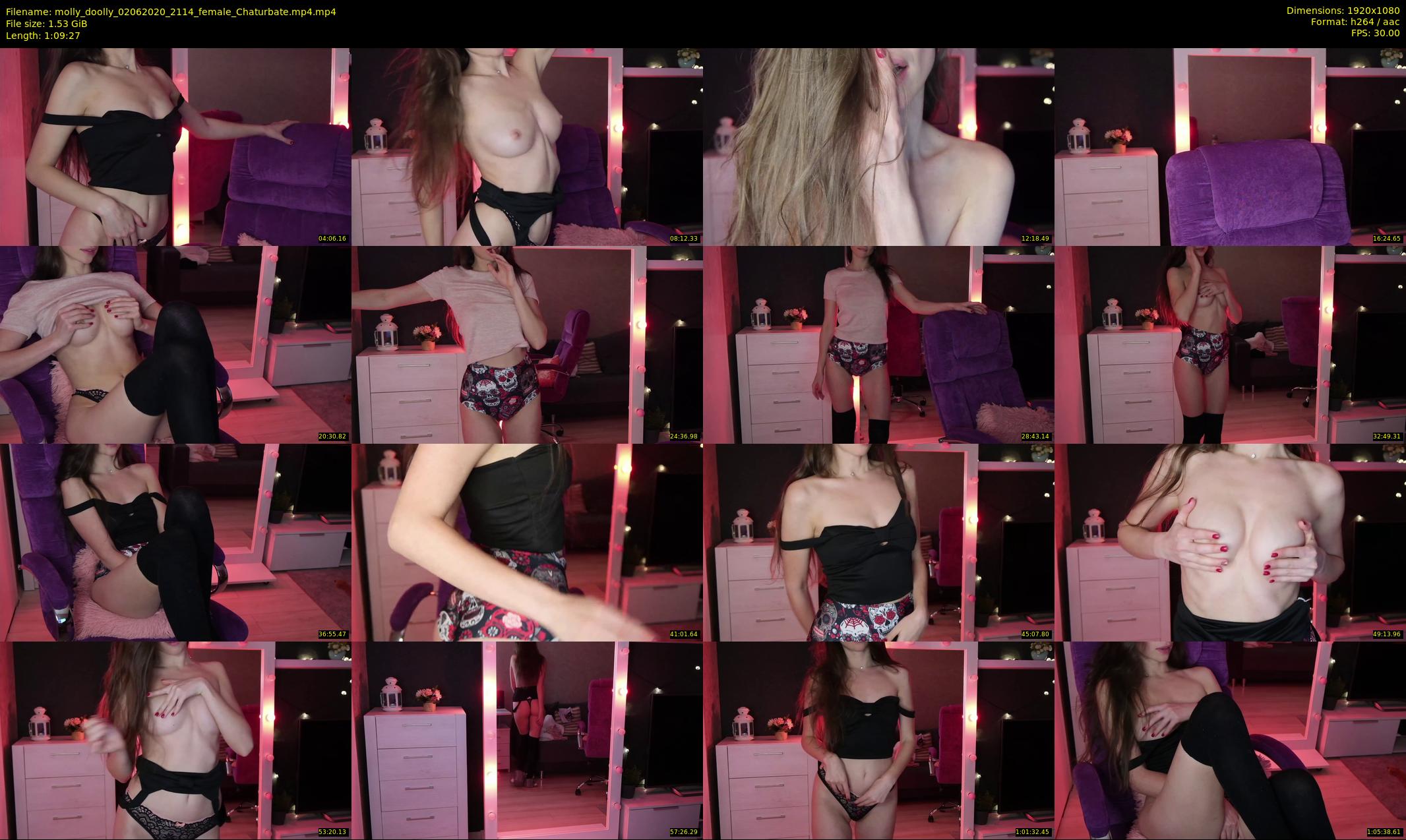 molly_doolly — 70 minute Chaturbate female cam show recording, 1080p, Jun 2, 2020