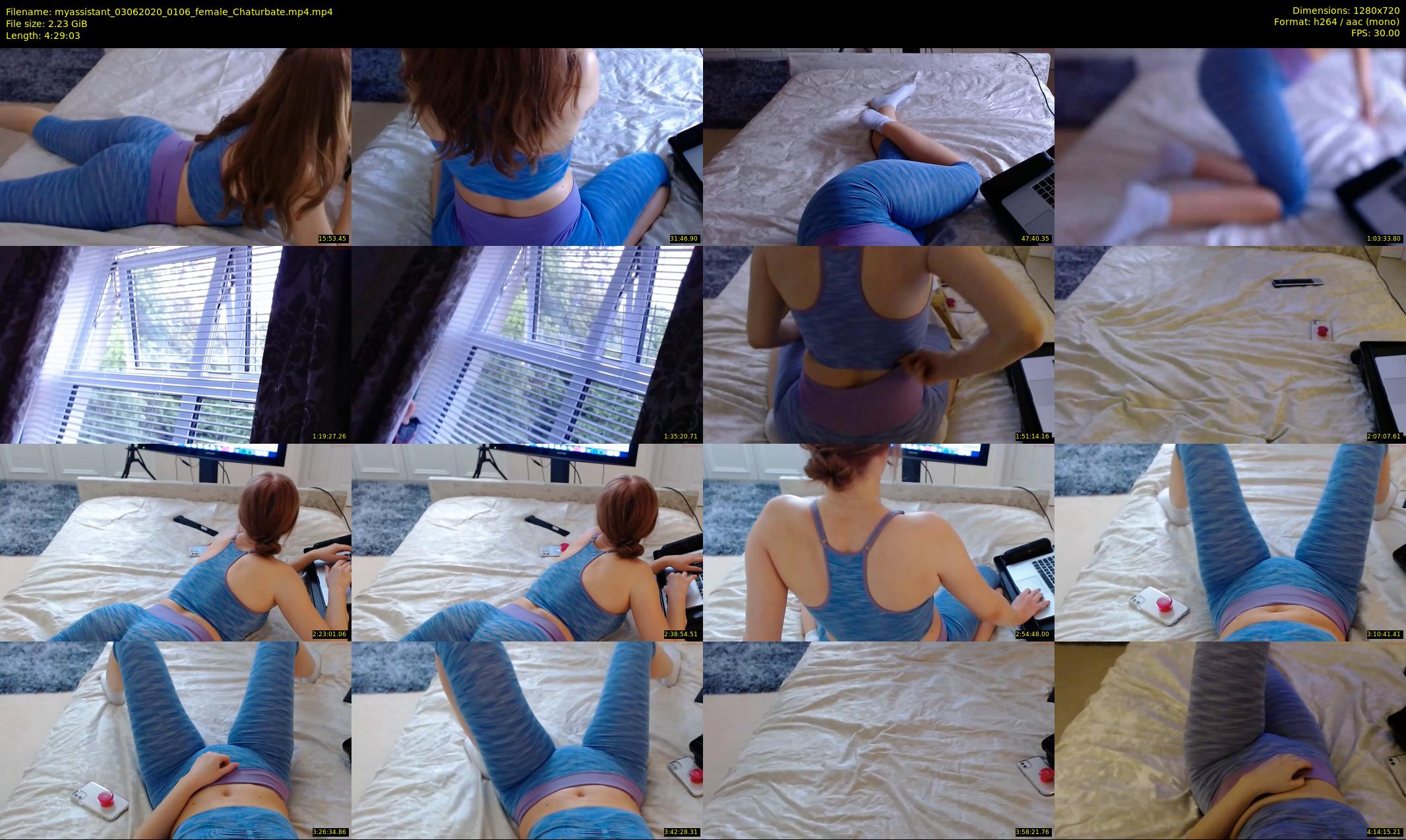 myassistant — 270 minute Chaturbate female cam show recording, 720p, Jun 3, 2020