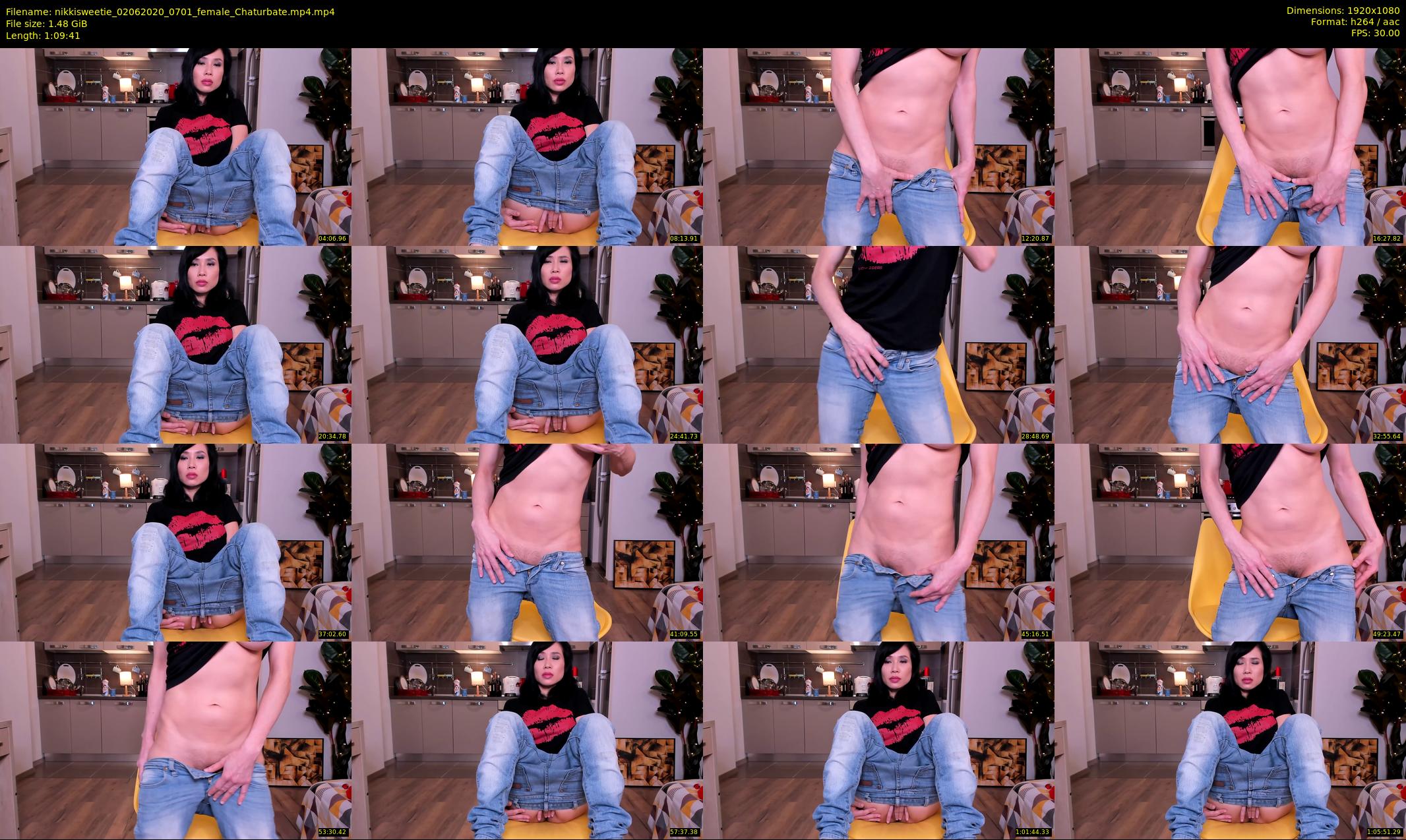 nikkisweetie — 70 minute Chaturbate female cam show recording, 1080p, Jun 2, 2020