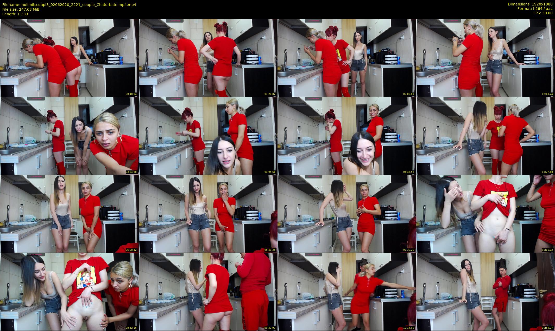 nolimitscoupl3 — 12 minute Chaturbate couple cam show recording, 1080p, Jun 2, 2020