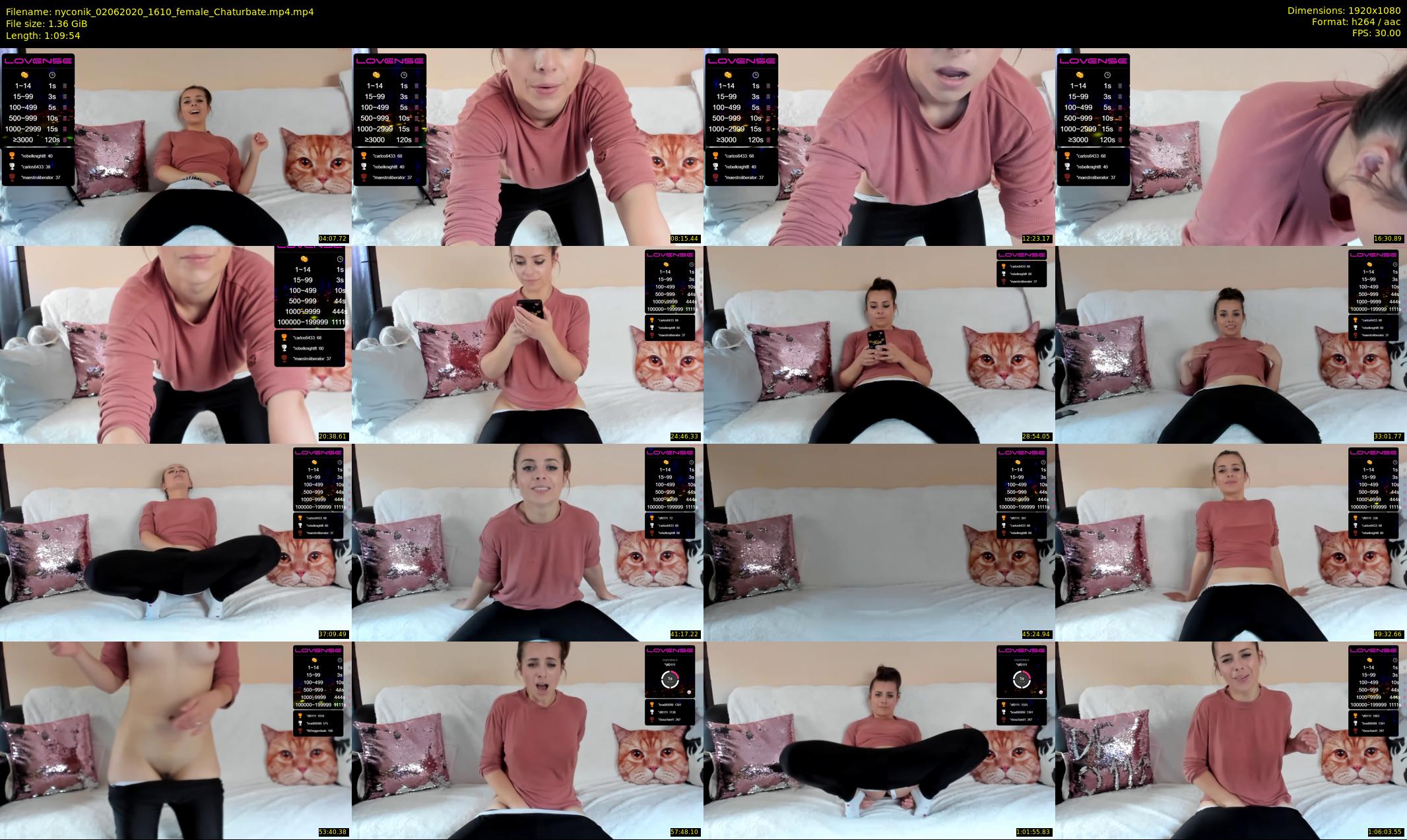 nyconik — 70 minute Chaturbate female cam show recording, 1080p, Jun 2, 2020