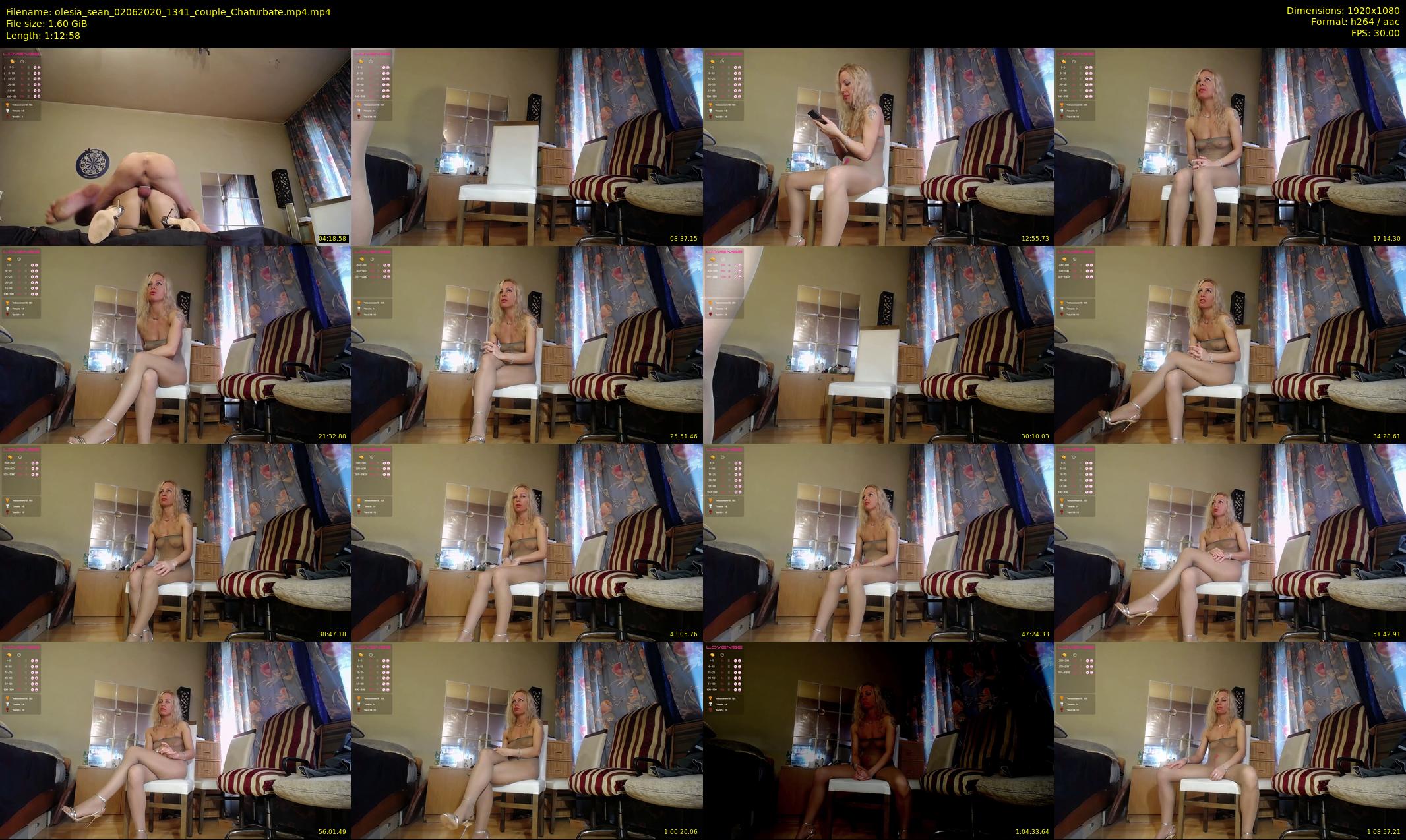 olesia_sean — 73 minute Chaturbate couple cam show recording, 1080p, Jun 2, 2020