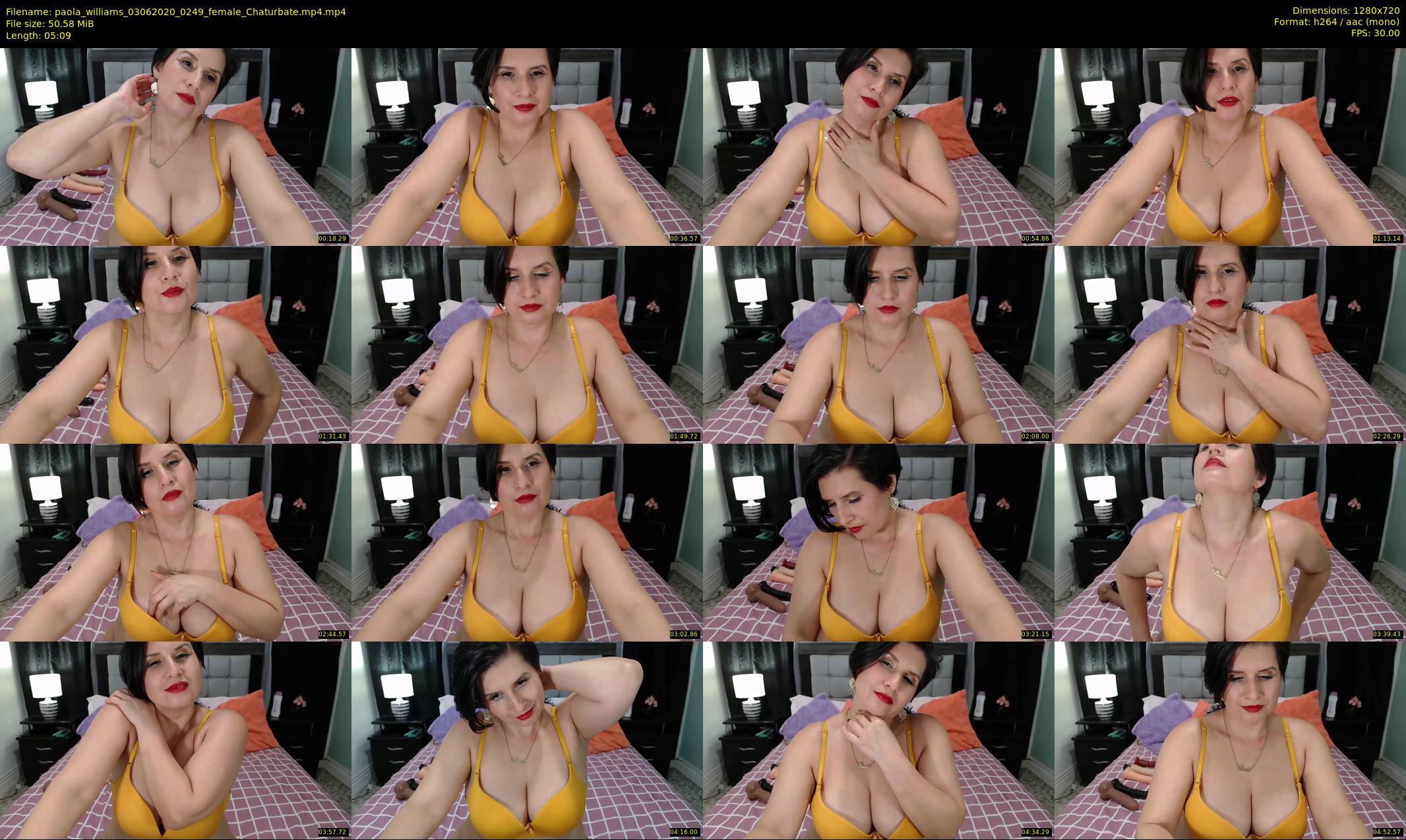 paola_williams — 6 minute Chaturbate female cam show recording, 720p, Jun 3, 2020