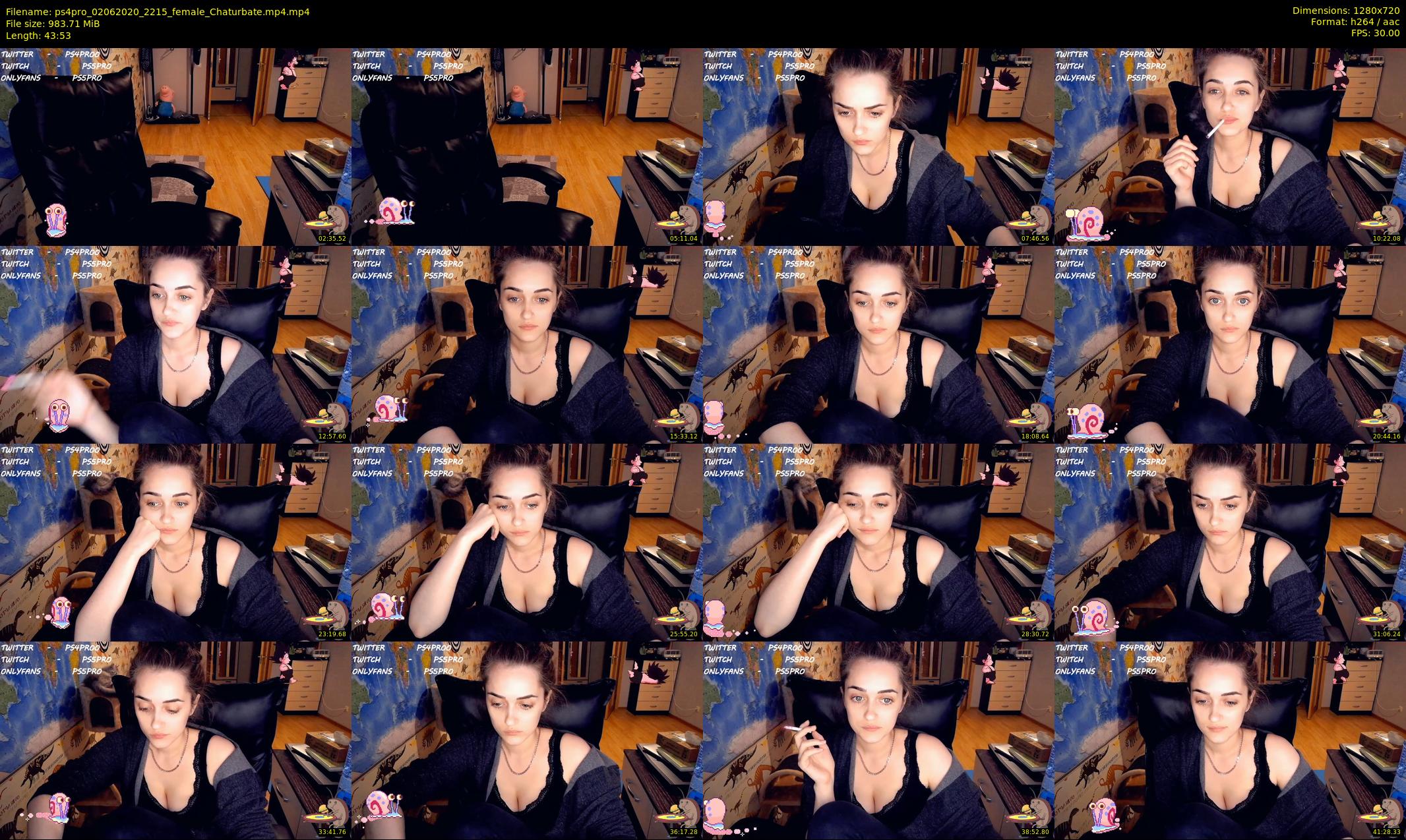 ps4pro — 44 minute Chaturbate female cam show recording, 720p, Jun 2, 2020