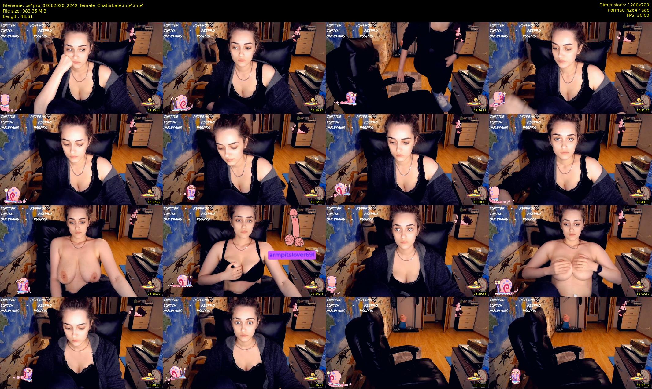 ps4pro — 44 minute Chaturbate female cam show recording, 720p, Jun 2, 2020