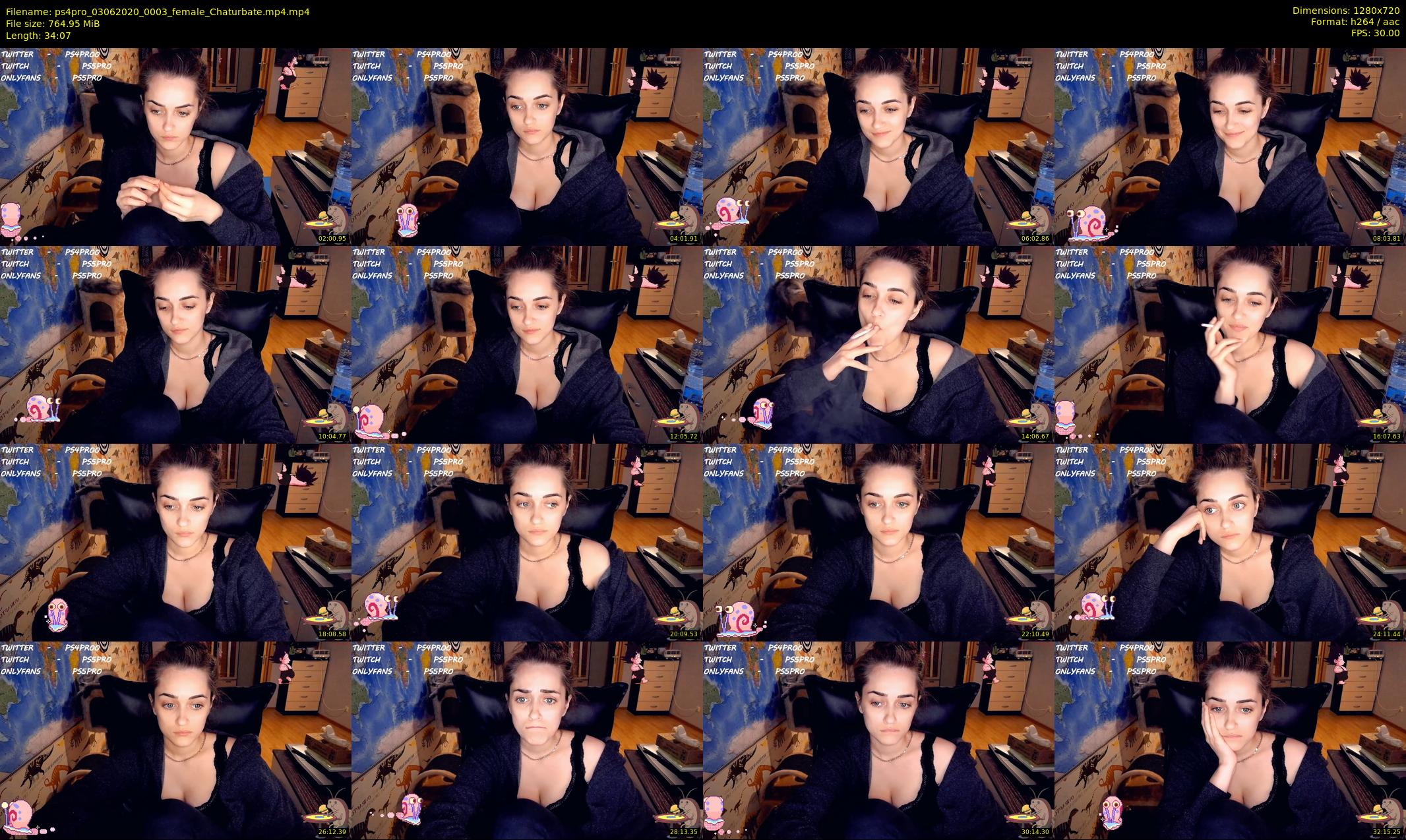 ps4pro — 35 minute Chaturbate female cam show recording, 720p, Jun 3, 2020