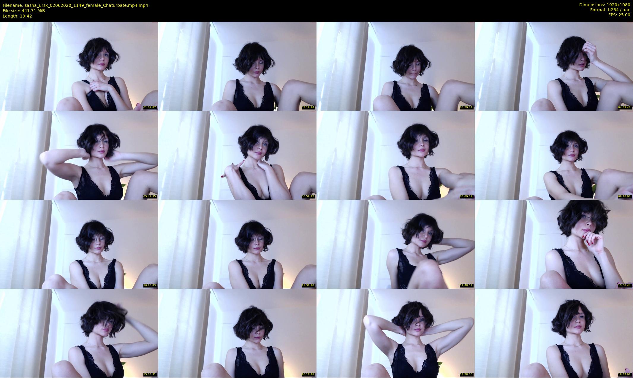 sasha_ursx — 20 minute Chaturbate female cam show recording, 1080p, Jun 2, 2020