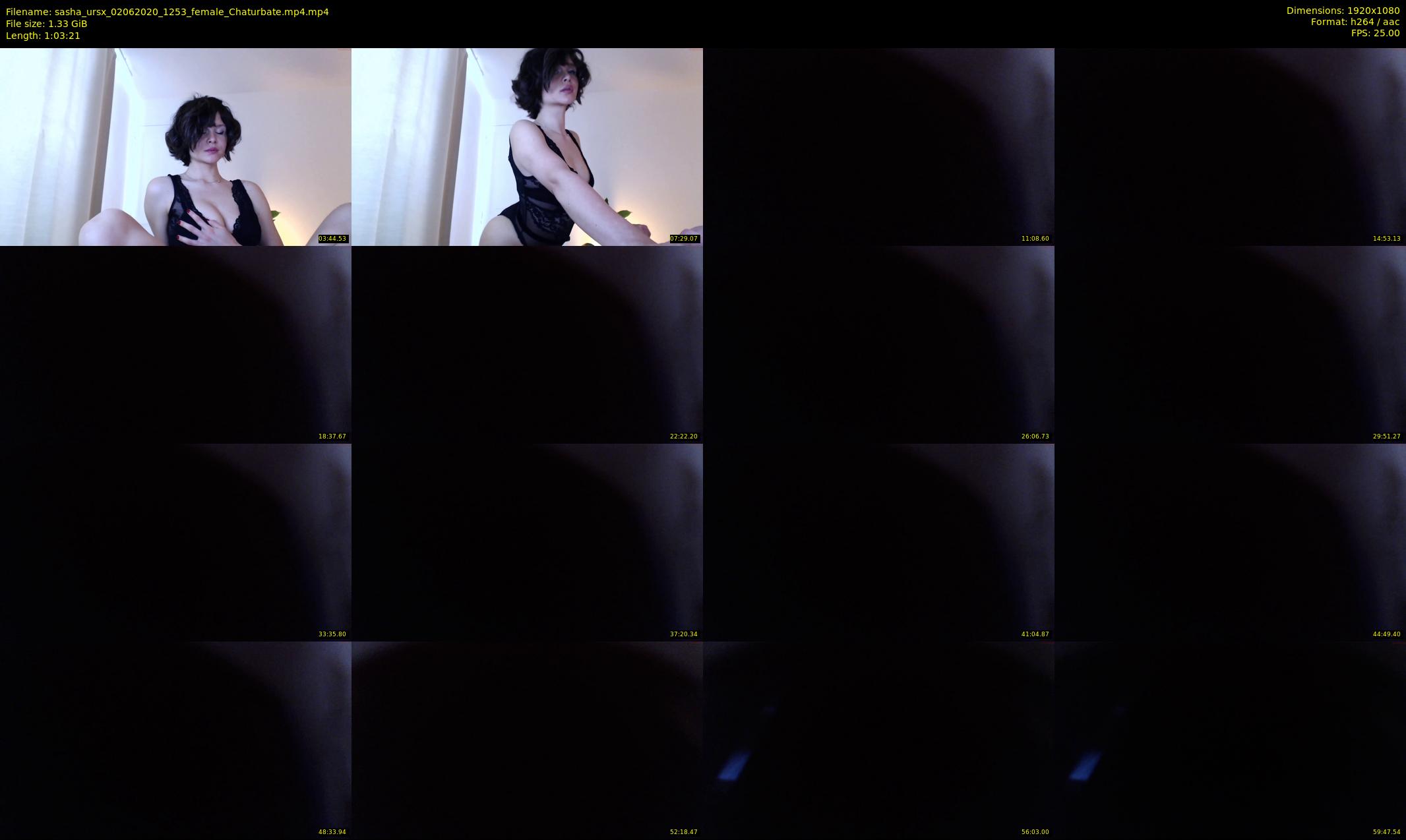 sasha_ursx — 64 minute Chaturbate female cam show recording, 1080p, Jun 2, 2020
