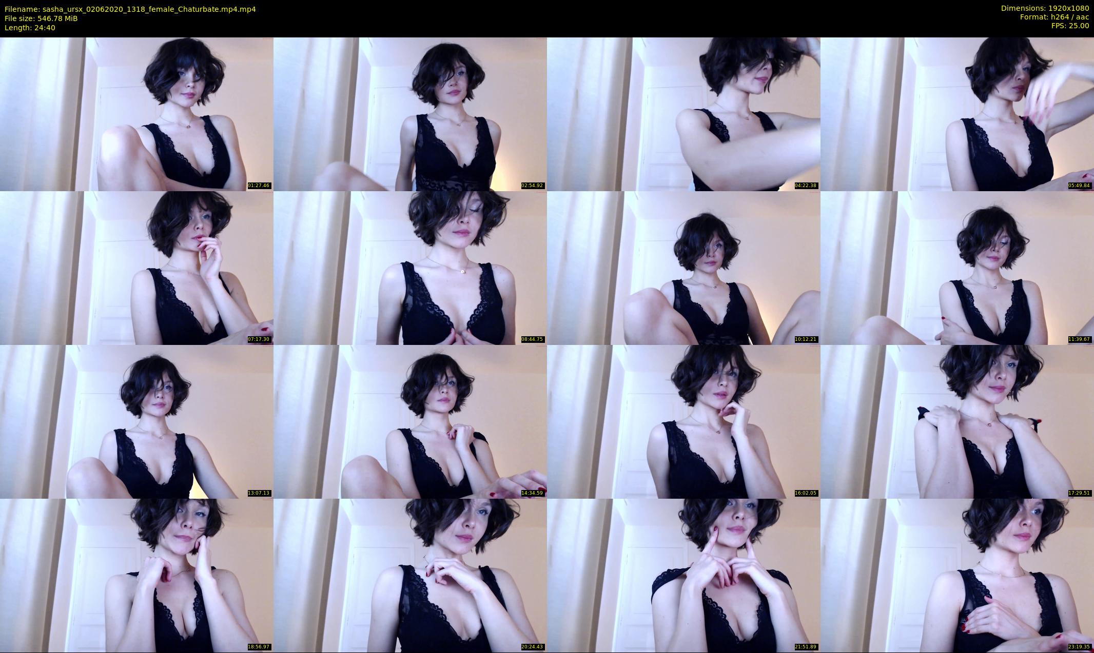 sasha_ursx — 25 minute Chaturbate female cam show recording, 1080p, Jun 2, 2020