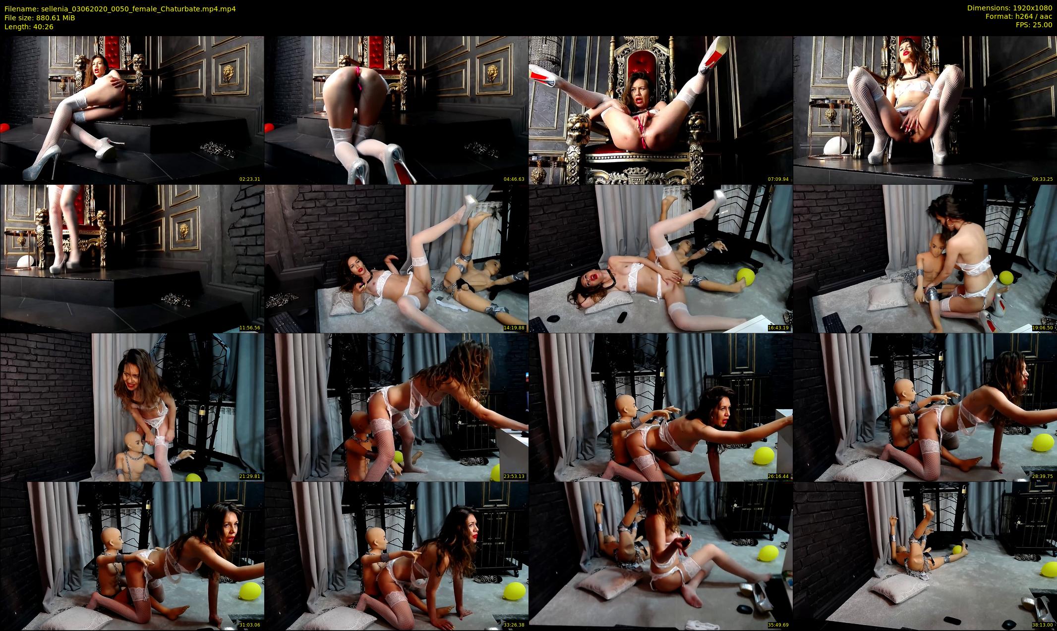 sellenia — 41 minute Chaturbate female cam show recording, 1080p, Jun 3, 2020