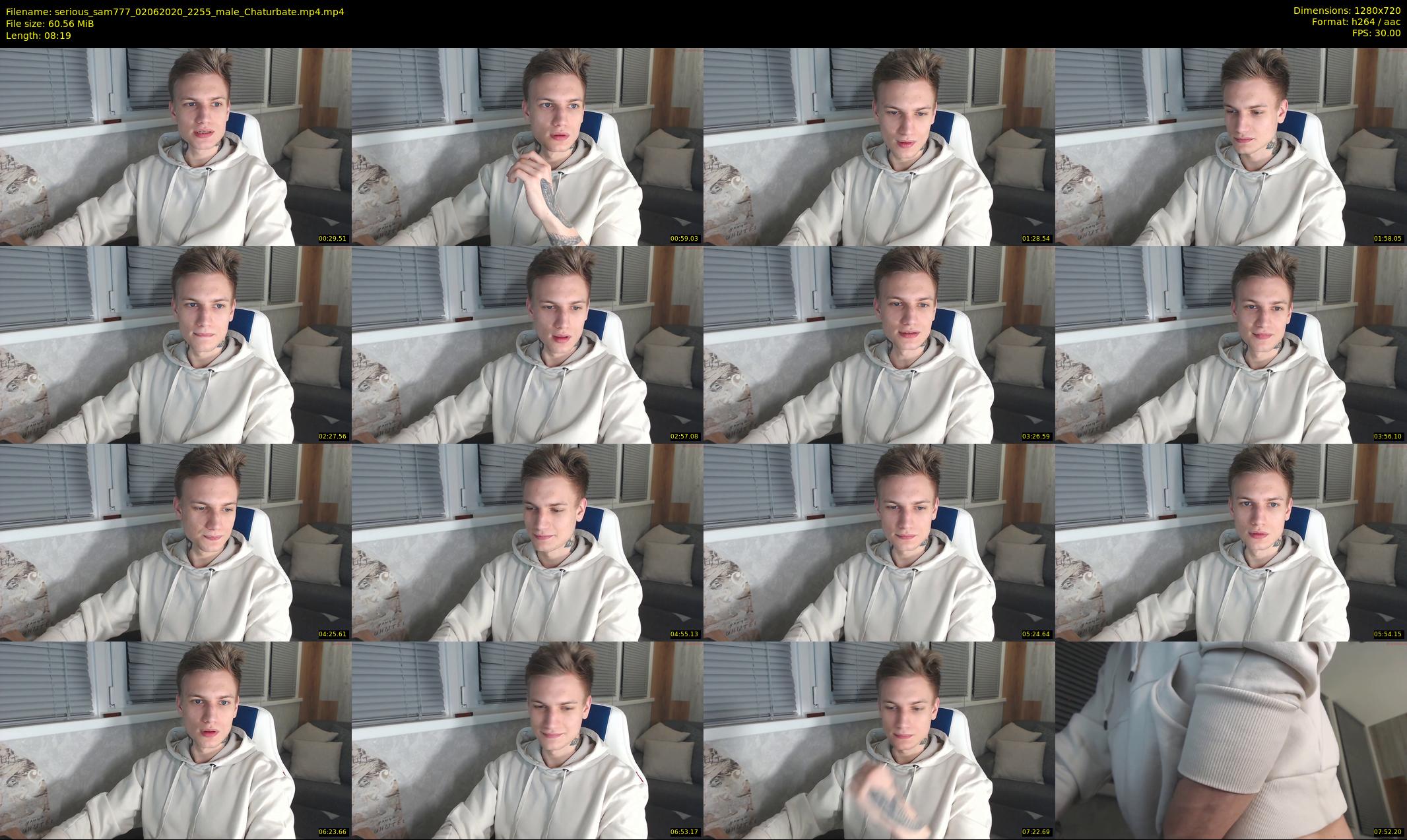serious_sam777 — 9 minute Chaturbate male cam show recording, 720p, Jun 2, 2020