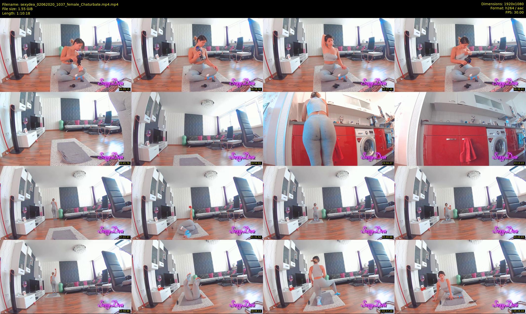 sexydea — 71 minute Chaturbate female cam show recording, 1080p, Jun 2, 2020