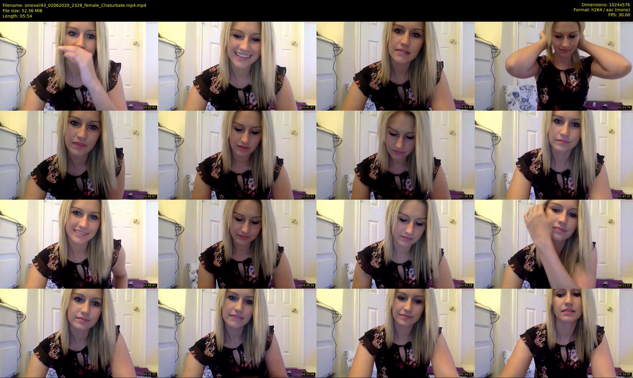 smexxii93 — 6 minute Chaturbate female cam show recording, 480p, Jun 2, 2020