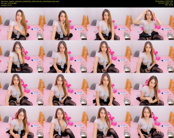 sophia_alejandra — 20 minute Chaturbate female cam show recording, 720p, Jun 2, 2020