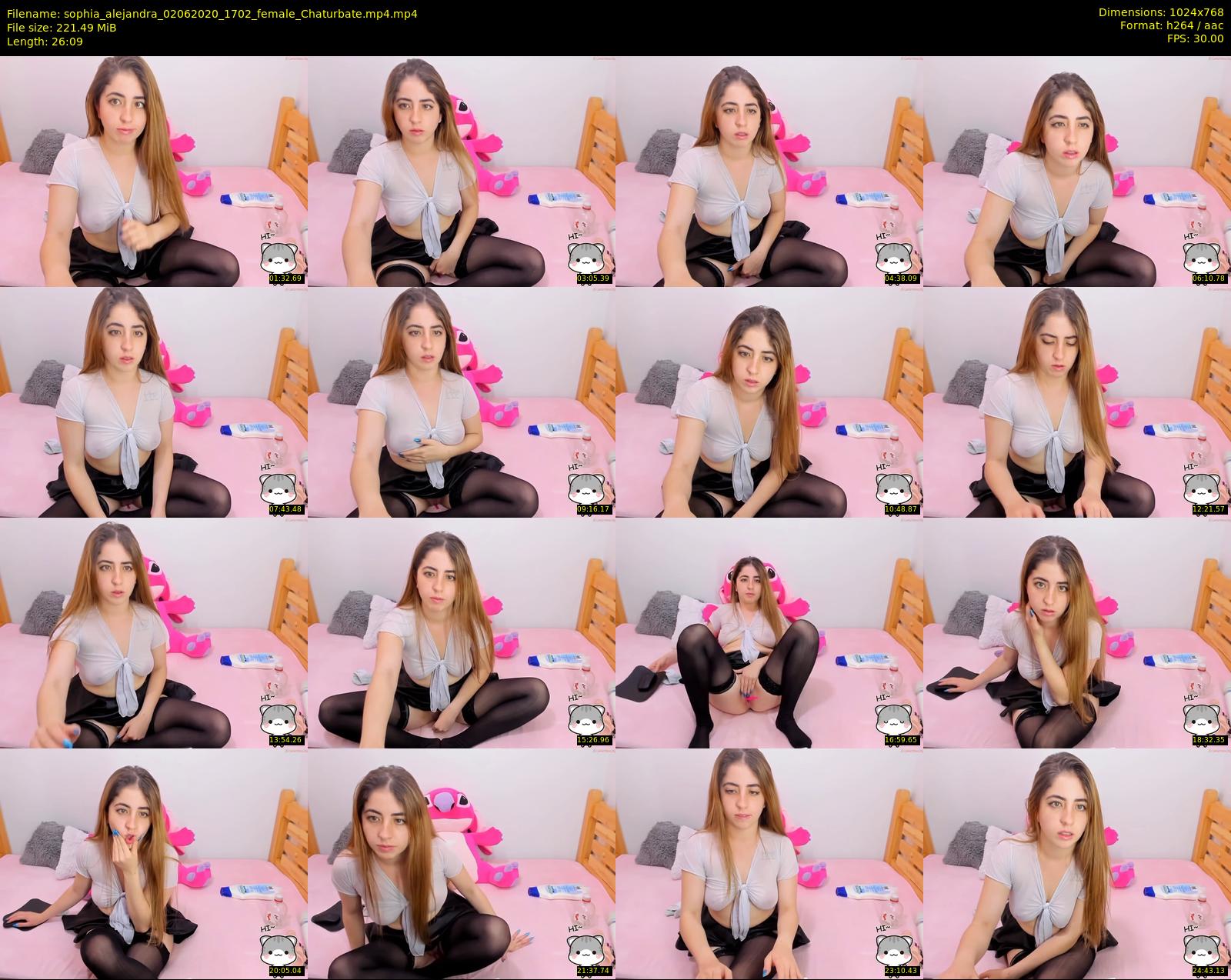 sophia_alejandra — 27 minute Chaturbate female cam show recording, 720p, Jun 2, 2020