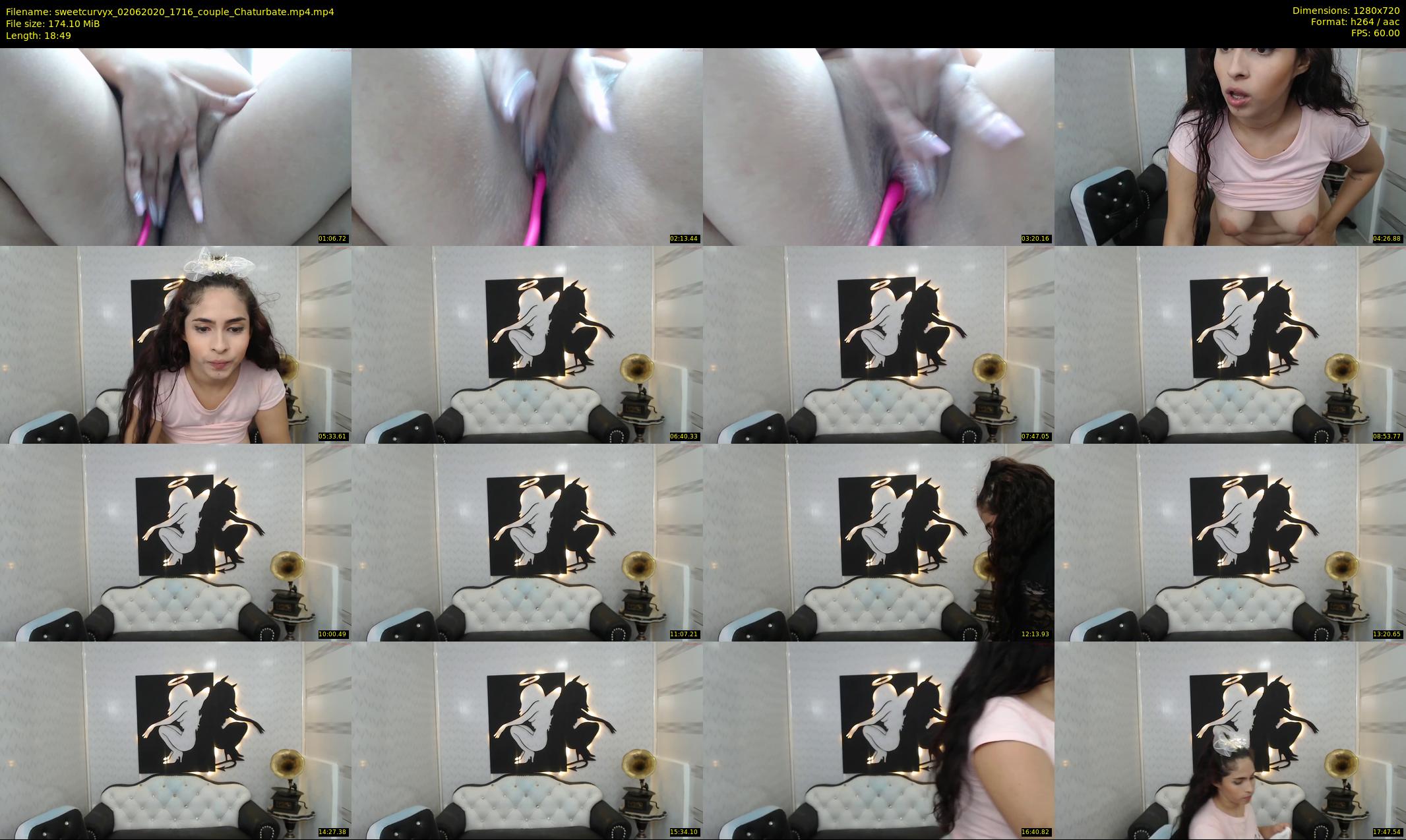 sweetcurvyx — 19 minute Chaturbate couple cam show recording, 720p, Jun 2, 2020