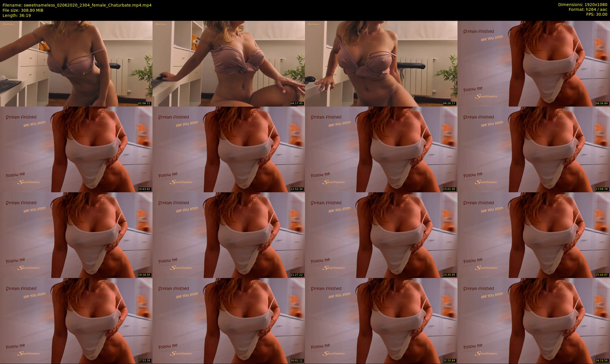 sweetnameless — 37 minute Chaturbate couple cam show recording, 1080p, Jun 2, 2020