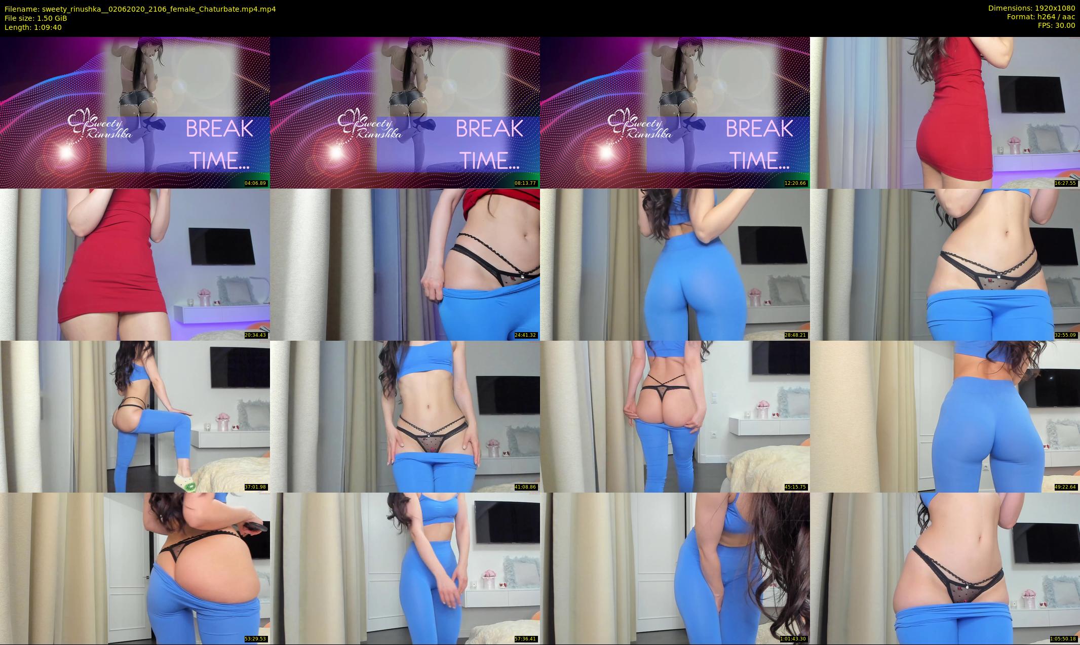 sweety_rinushka_ — 70 minute Chaturbate female cam show recording, 1080p, Jun 2, 2020