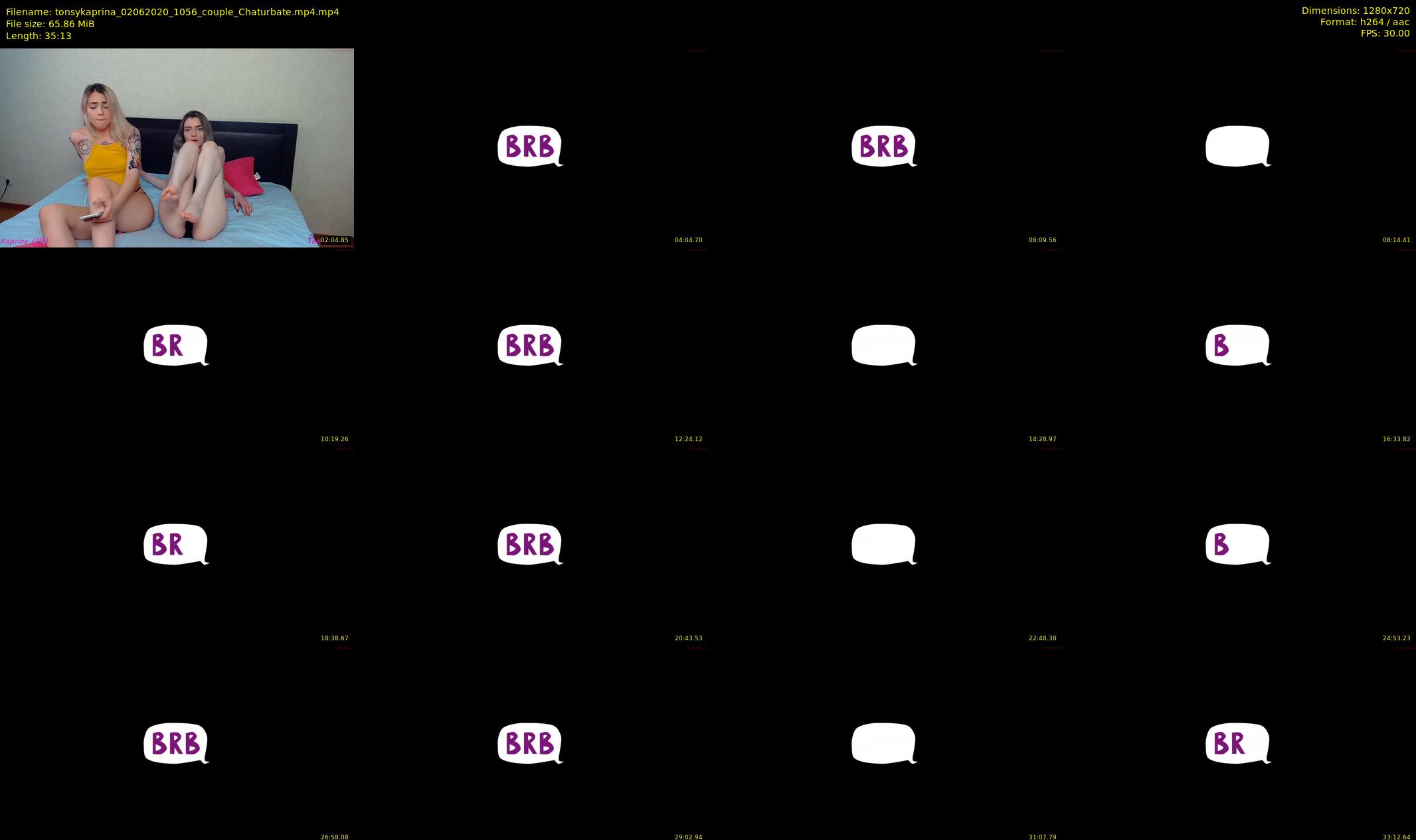 tonsykaprina — 36 minute Chaturbate couple cam show recording, 720p, Jun 2, 2020