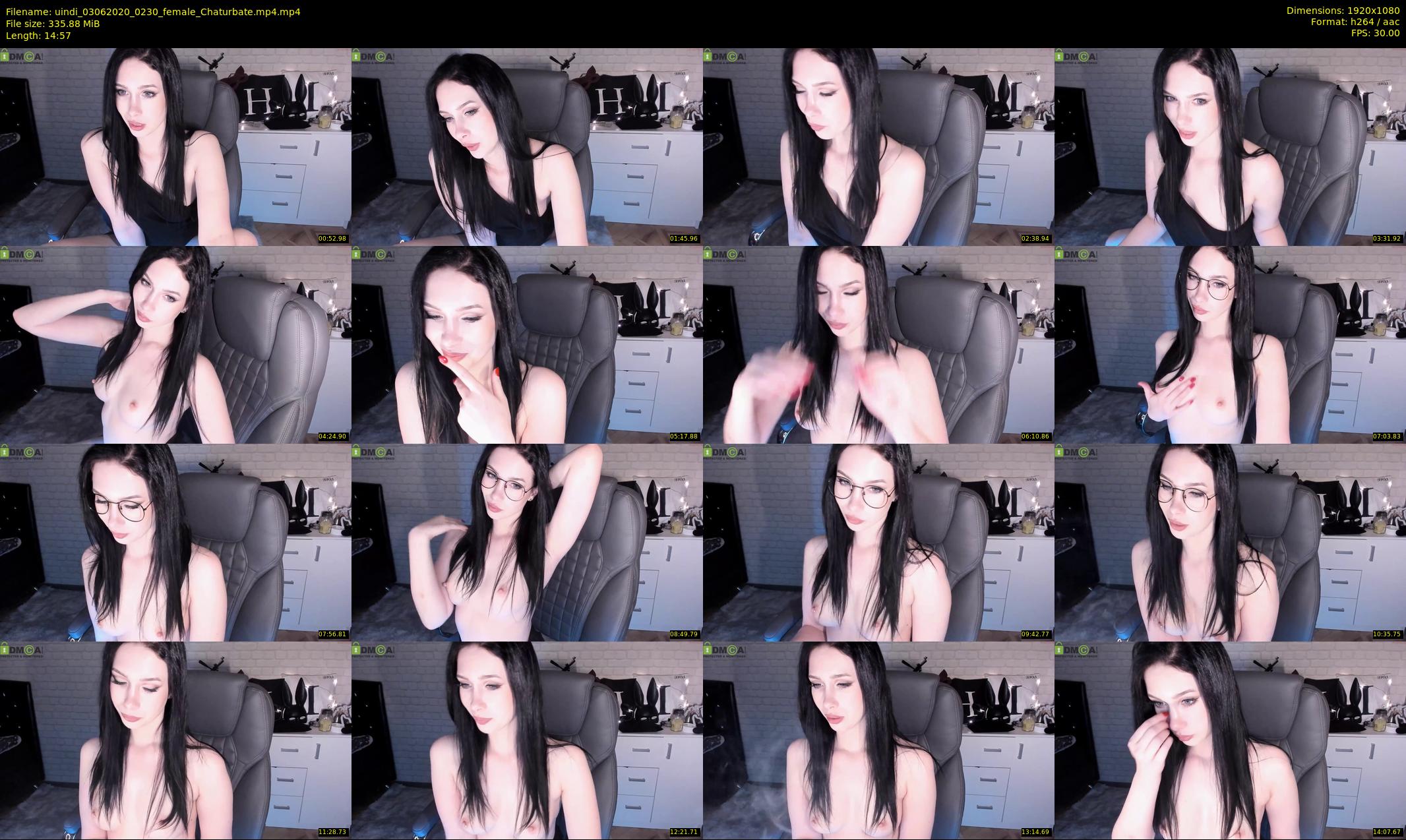 uindi — 15 minute Chaturbate female cam show recording, 1080p, Jun 3, 2020
