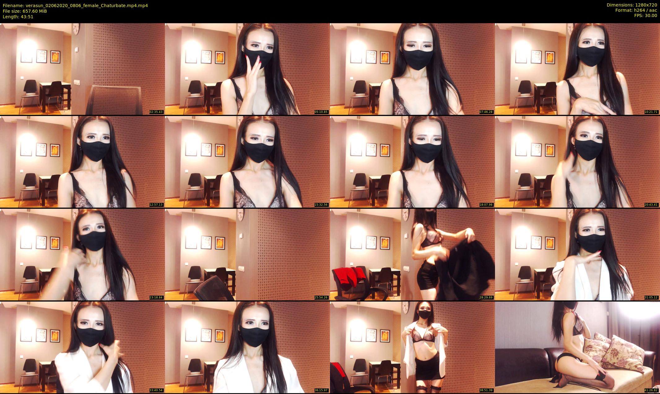 verasun — 44 minute Chaturbate female cam show recording, 720p, Jun 2, 2020