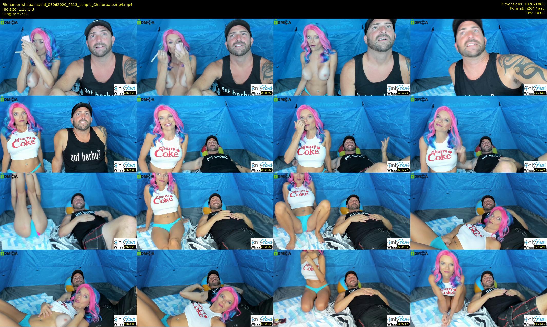 whaaaaaaaat — 58 minute Chaturbate couple cam show recording, 1080p, Jun 3, 2020