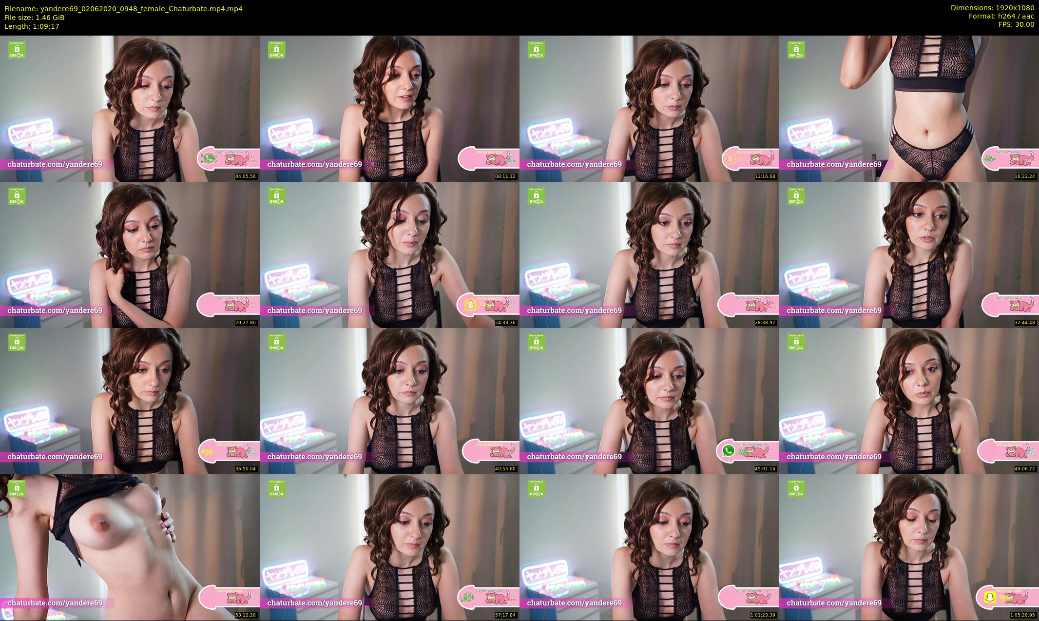 yandere69 — 70 minute Chaturbate female cam show recording, 1080p, Jun 2, 2020