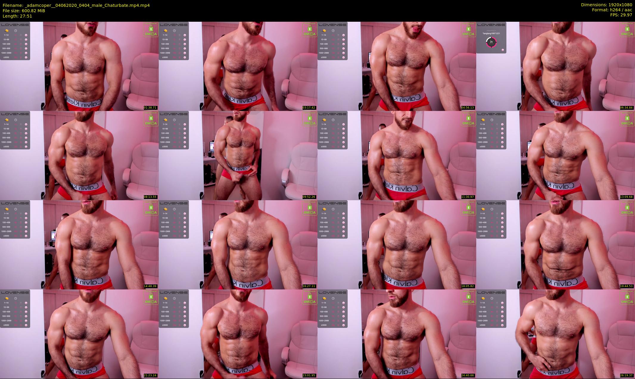 _adamcoper_ — 28 minute Chaturbate male cam show recording, 1080p, Jun 4, 2020