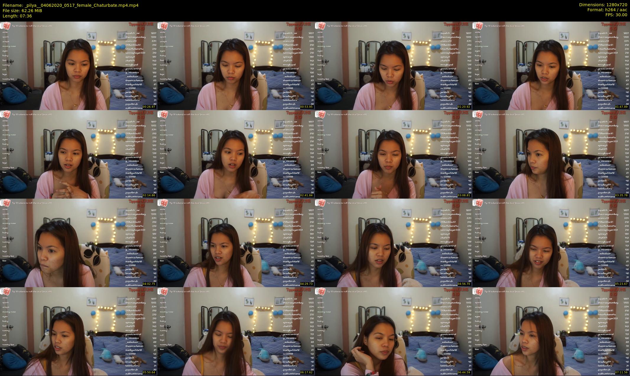 _pilya_ — 8 minute Chaturbate female cam show recording, 720p, Jun 4, 2020