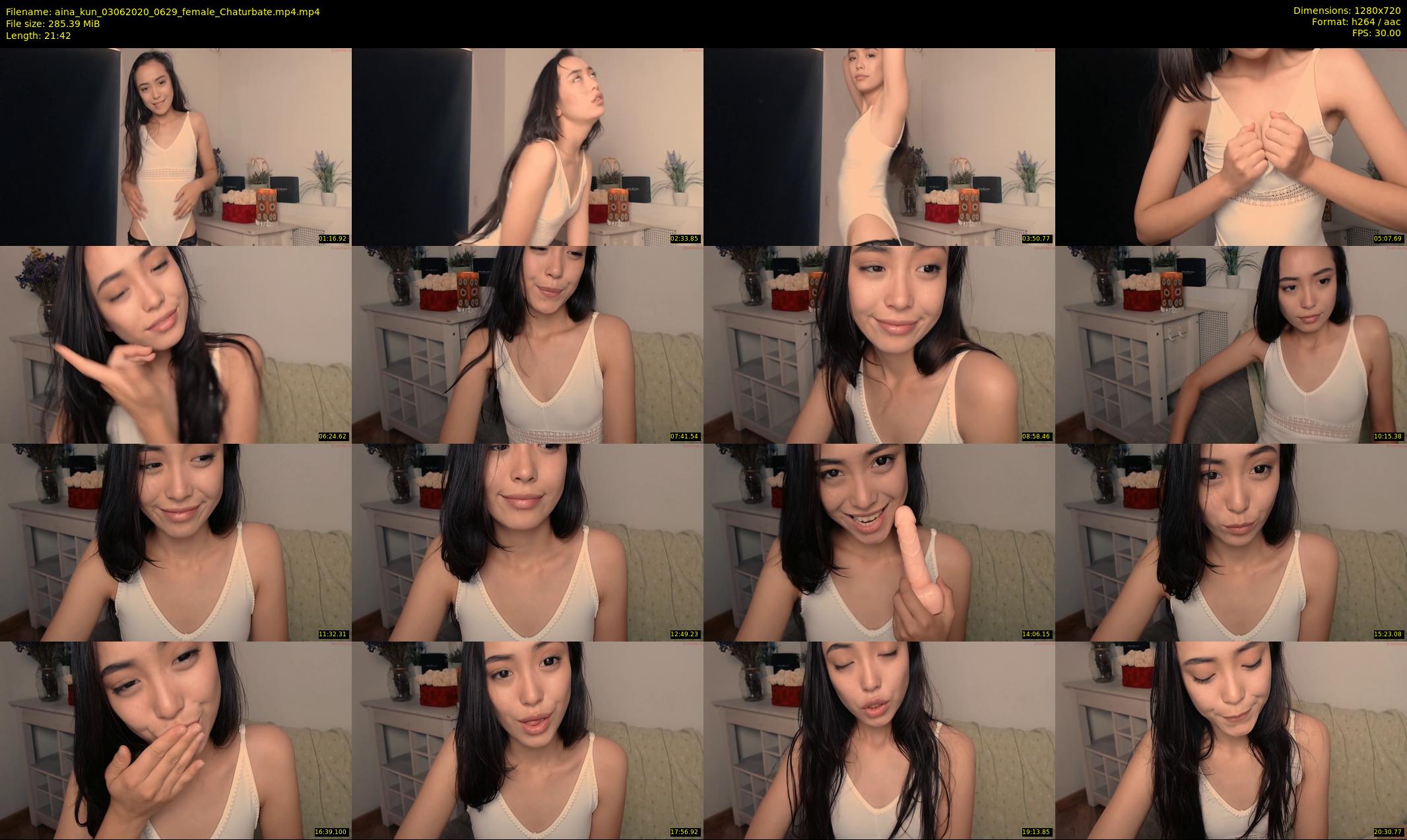 aina_kun — 22 minute Chaturbate female cam show recording, 720p, Jun 3, 2020