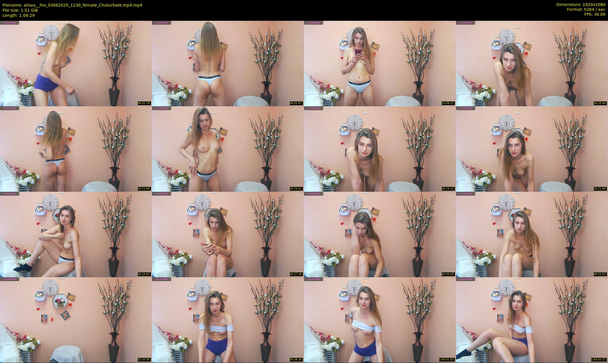 alisaa__fox — 69 minute Chaturbate female cam show recording, 1080p, Jun 3, 2020