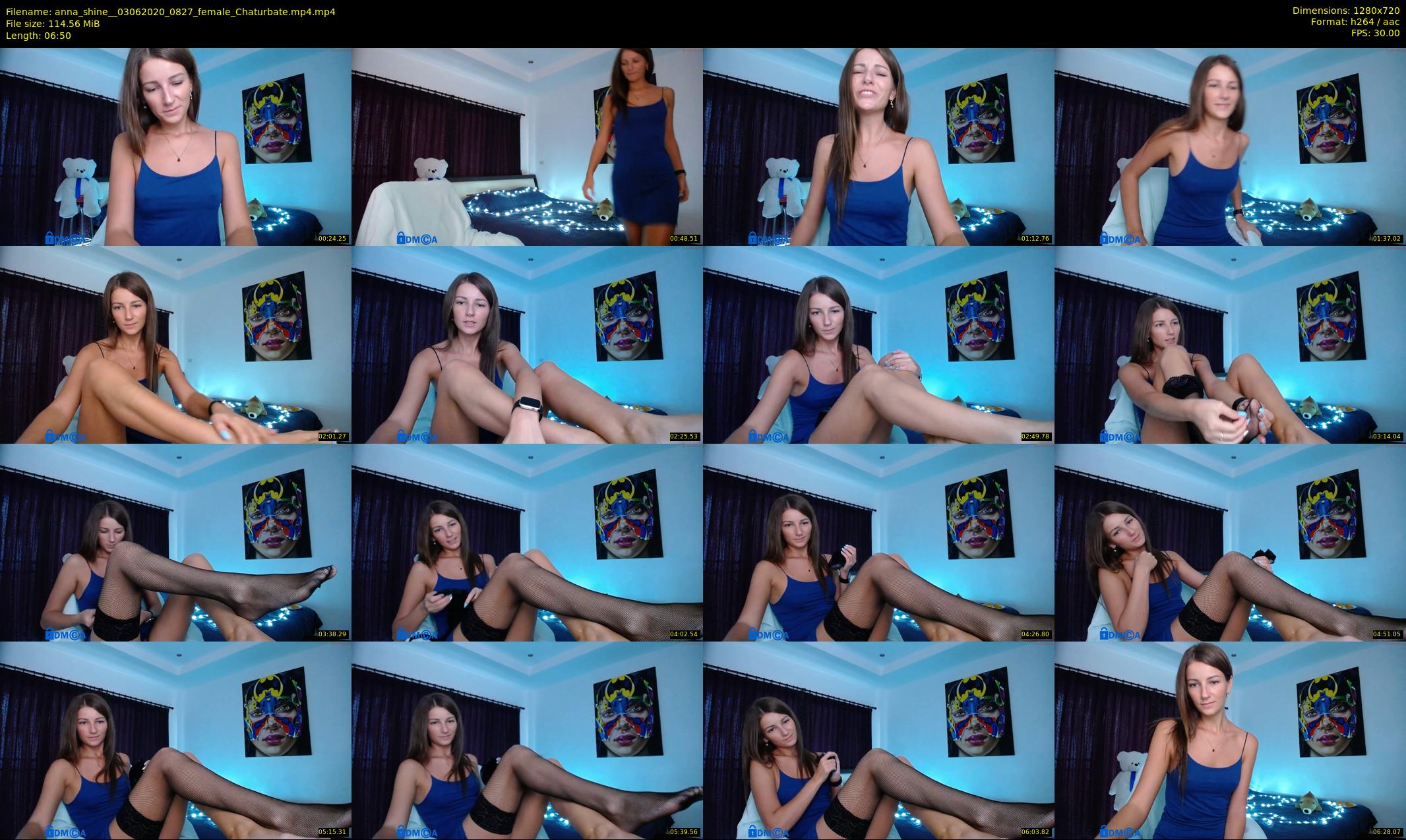 anna_shine_ — 7 minute Chaturbate female cam show recording, 720p, Jun 3, 2020