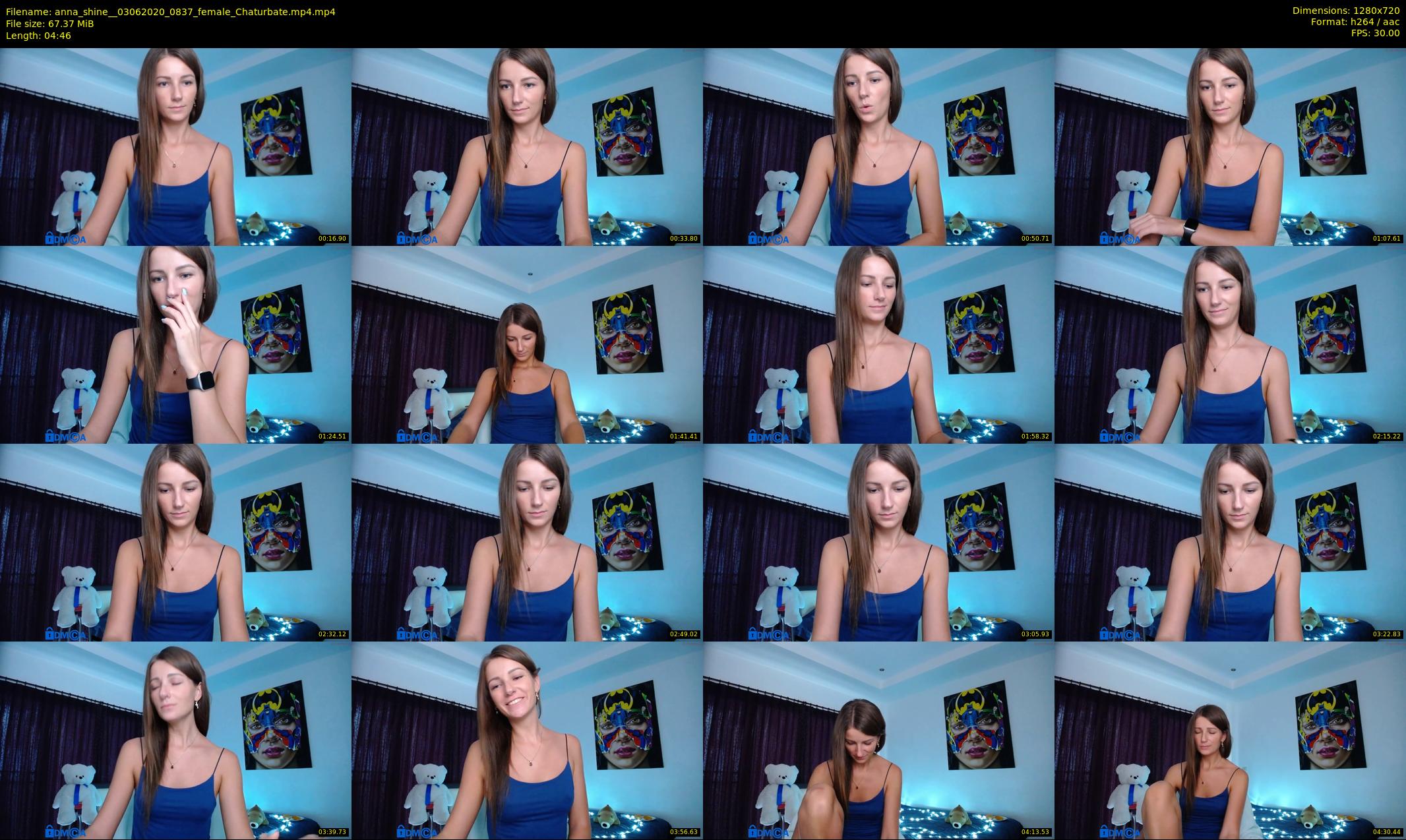 anna_shine_ — 5 minute Chaturbate female cam show recording, 720p, Jun 3, 2020