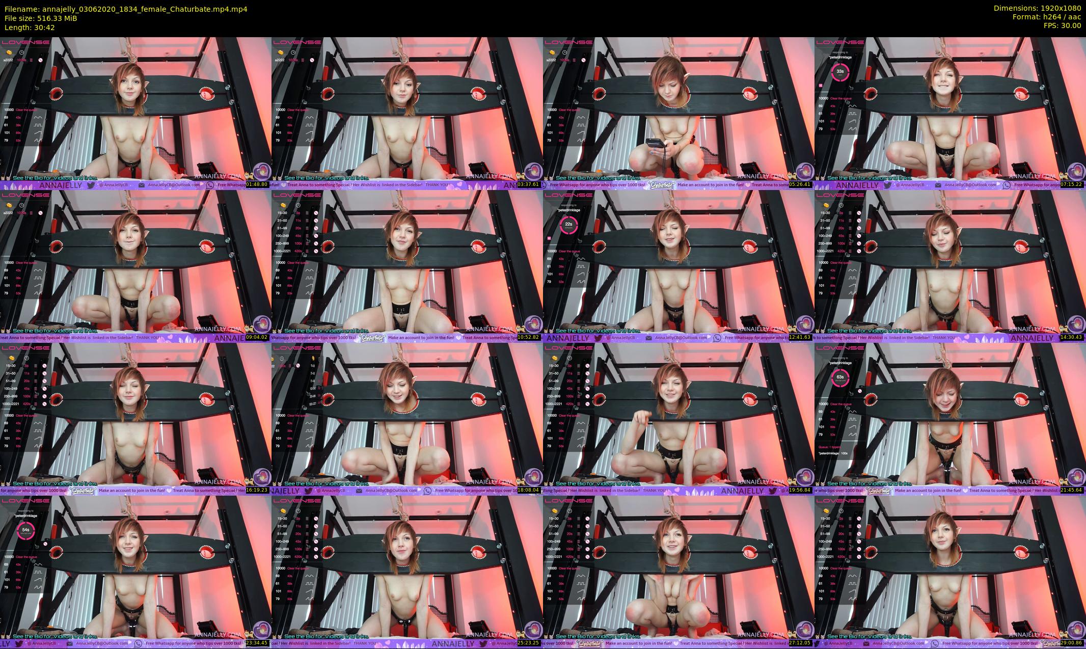 annajelly — 31 minute Chaturbate couple cam show recording, 1080p, Jun 3, 2020