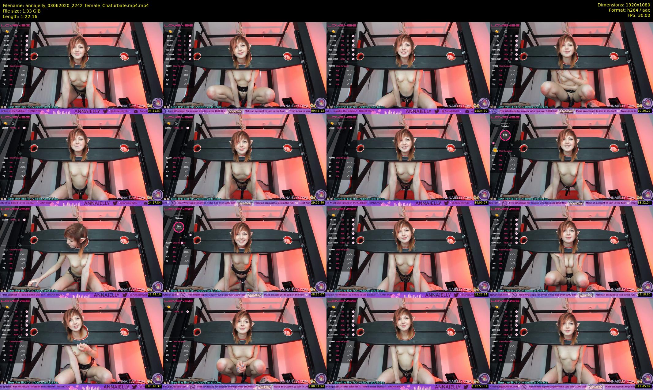 annajelly — 83 minute Chaturbate couple cam show recording, 1080p, Jun 3, 2020