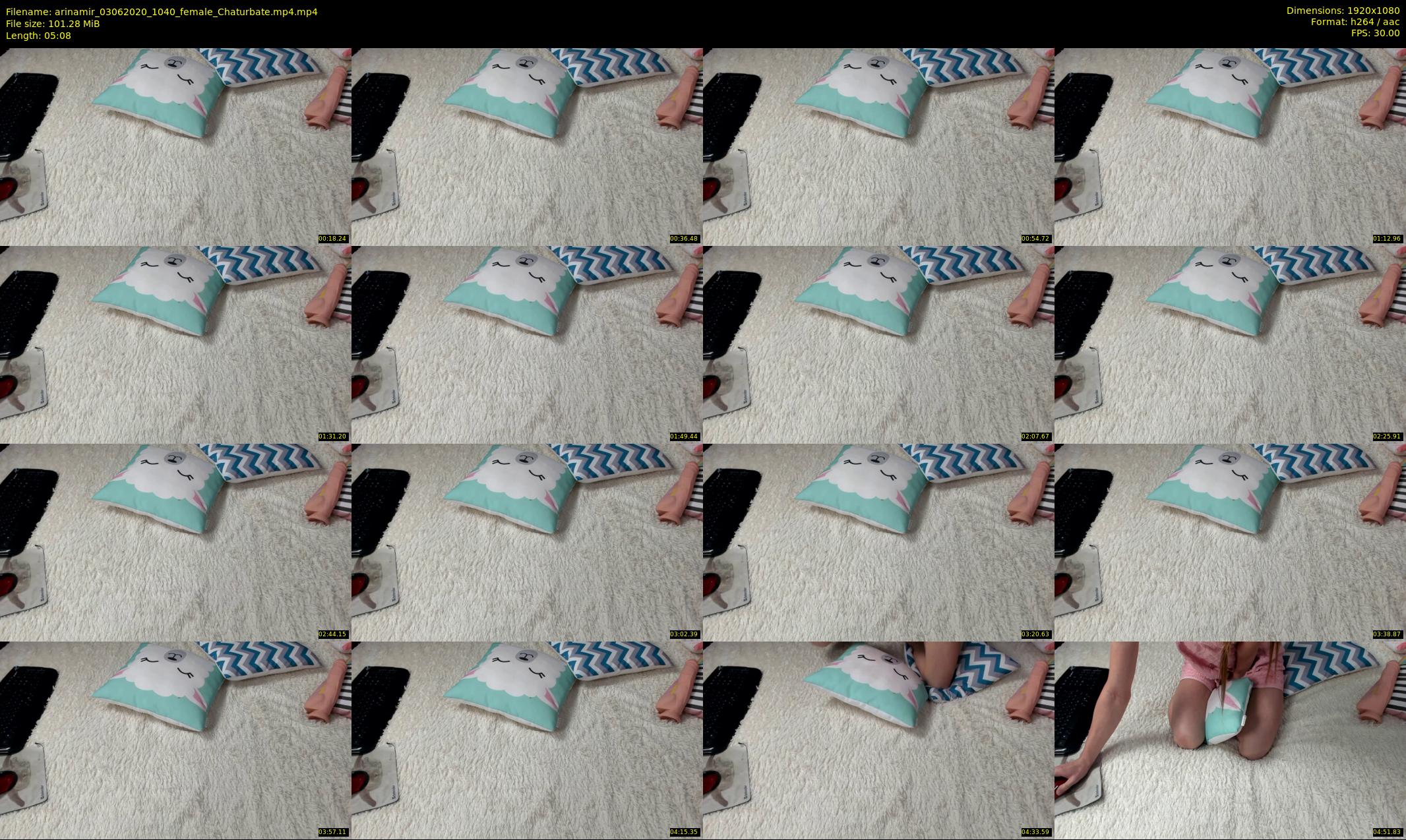 arinamir — 6 minute Chaturbate female cam show recording, 1080p, Jun 3, 2020