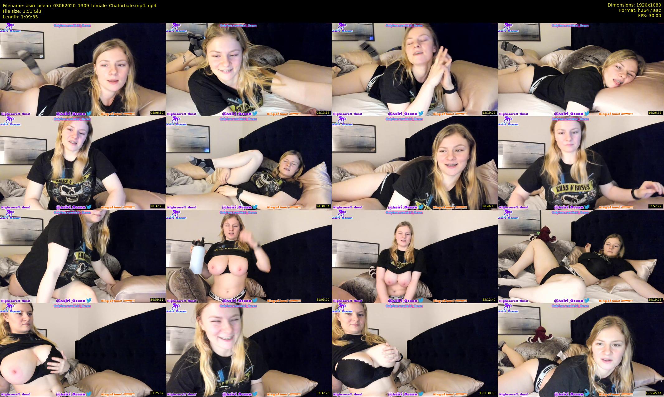 asiri_ocean — 70 minute Chaturbate female cam show recording, 1080p, Jun 3, 2020