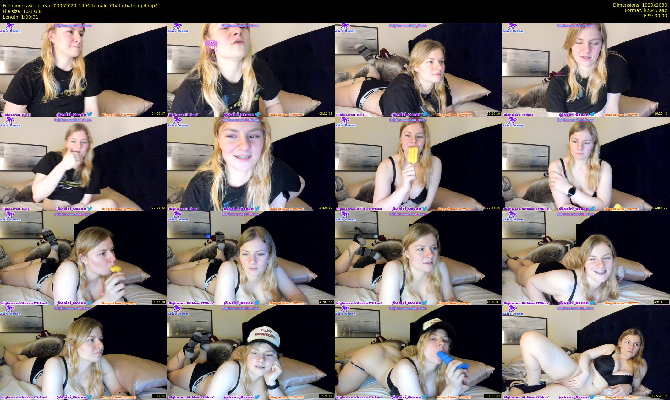 asiri_ocean — 70 minute Chaturbate female cam show recording, 1080p, Jun 3, 2020