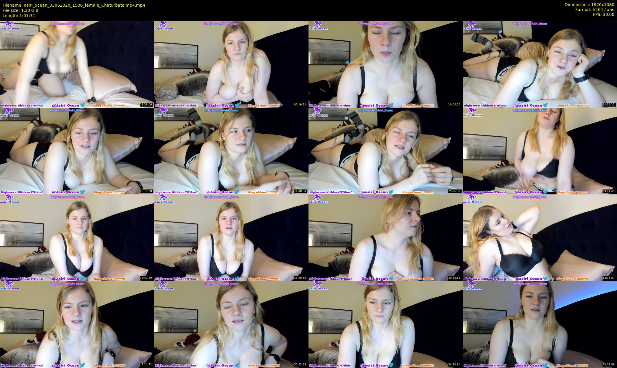 asiri_ocean — 62 minute Chaturbate female cam show recording, 1080p, Jun 3, 2020