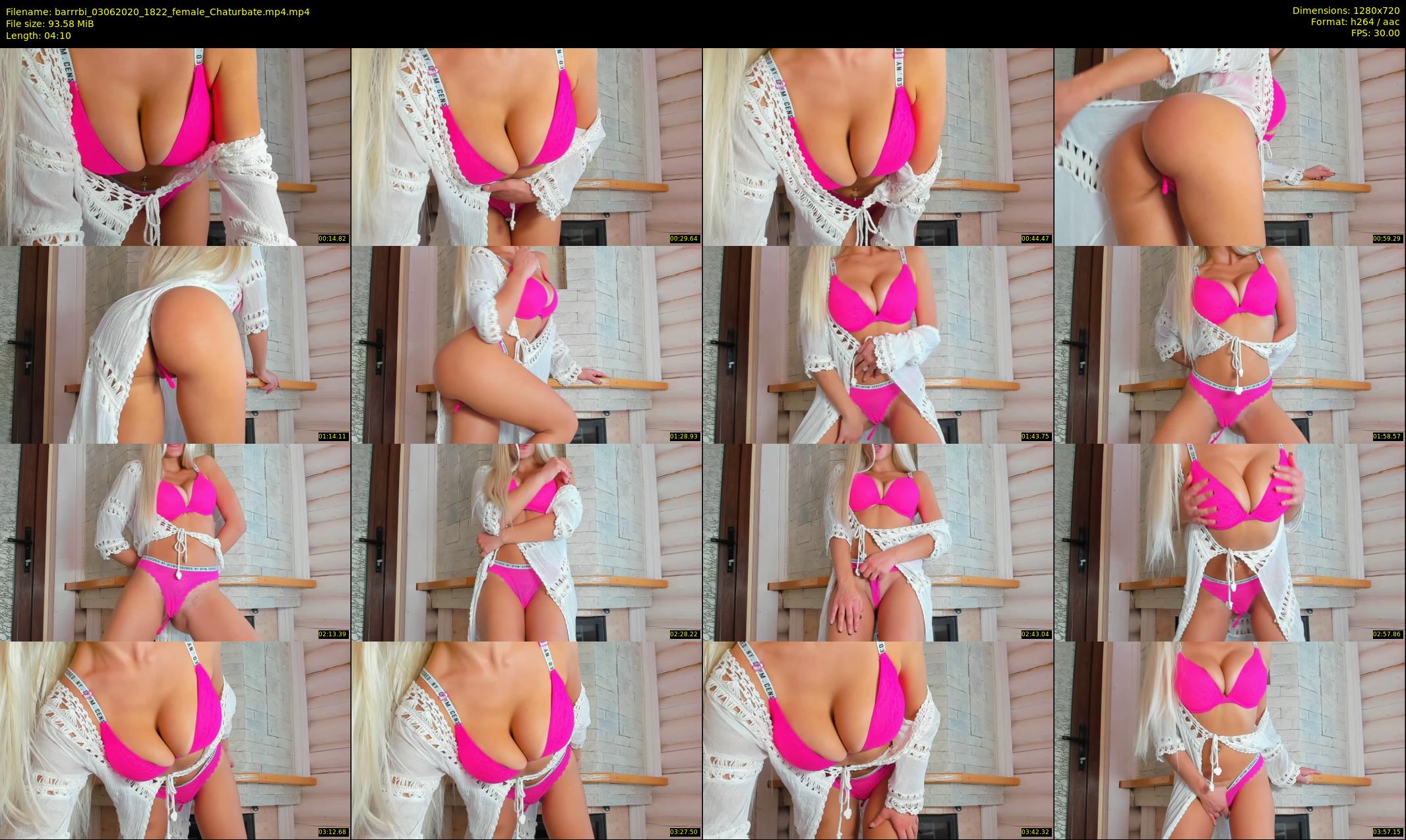 barrrbi — 5 minute Chaturbate female cam show recording, 720p, Jun 3, 2020