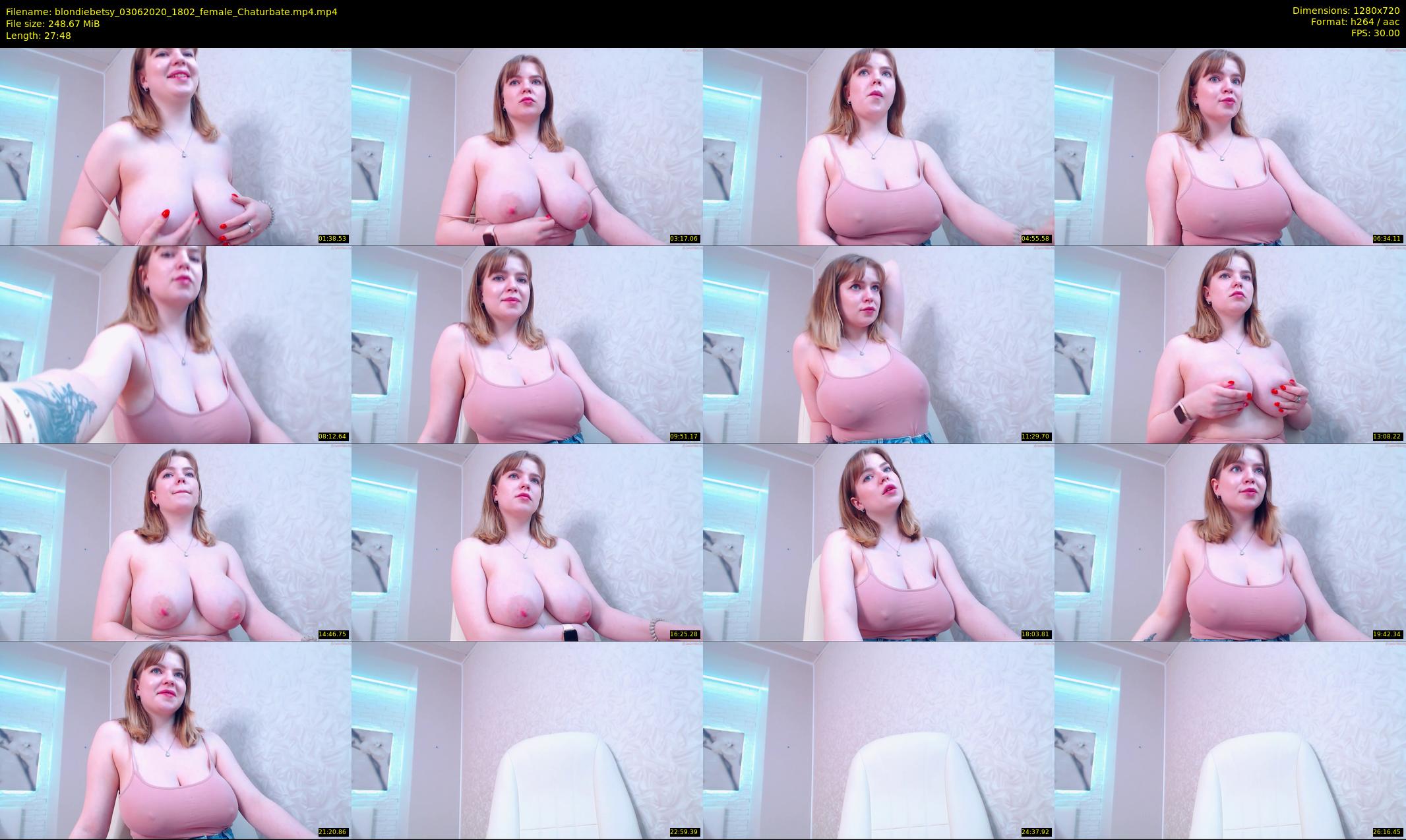 blondiebetsy — 28 minute Chaturbate female cam show recording, 720p, Jun 3, 2020